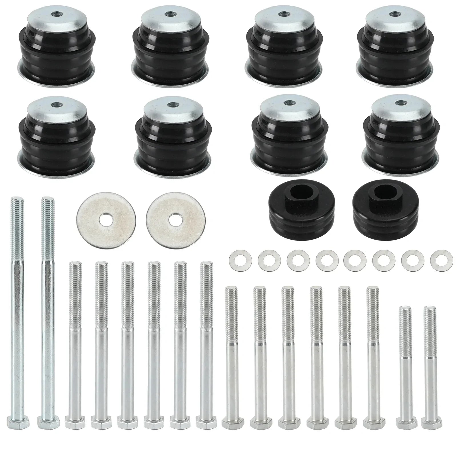 Kit boccole di montaggio cabina carrozzeria KF04060BK per Ford F250 F350 Super Duty 2/4WD 08-16 generico