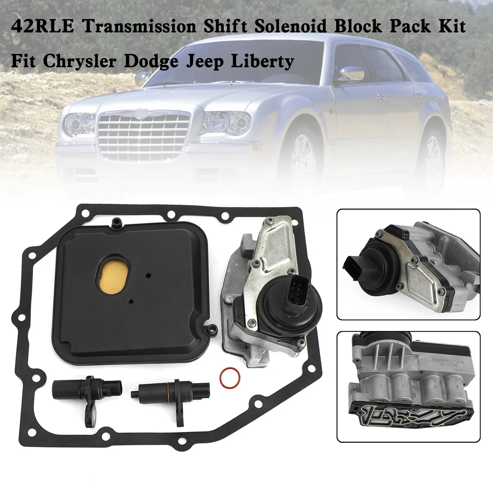 2005-2011 Chrysler 300/Magnum SE/SXT V6 2,7L 3,5L vaihteiston solenoidilohkosarja 42RLE 52854001AA 04799061AB