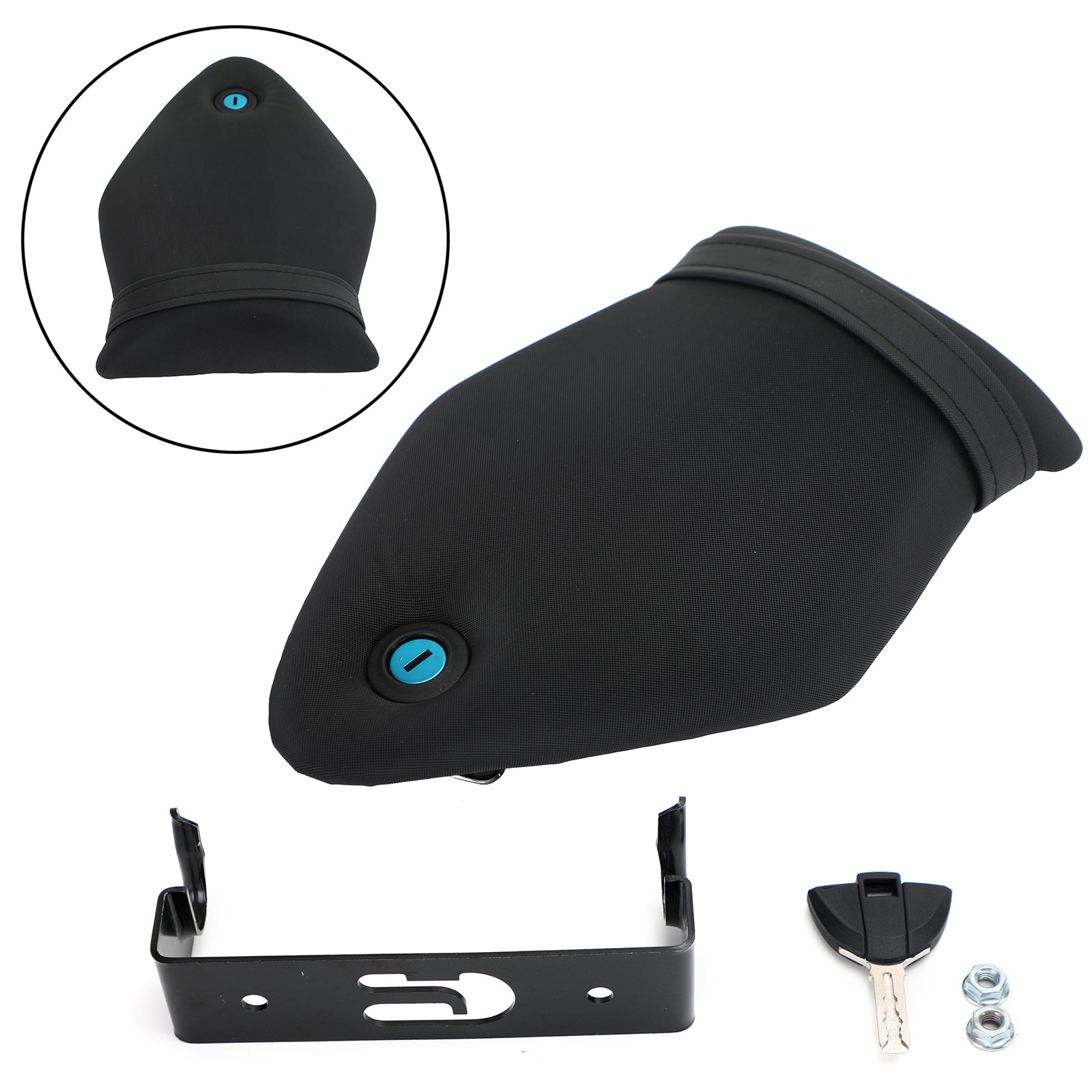 Cojín Del Asiento Trasero Del Pasajero Negro Para Bmw S1000Rr 09-18 10 11 12 13 14 15 Genérico