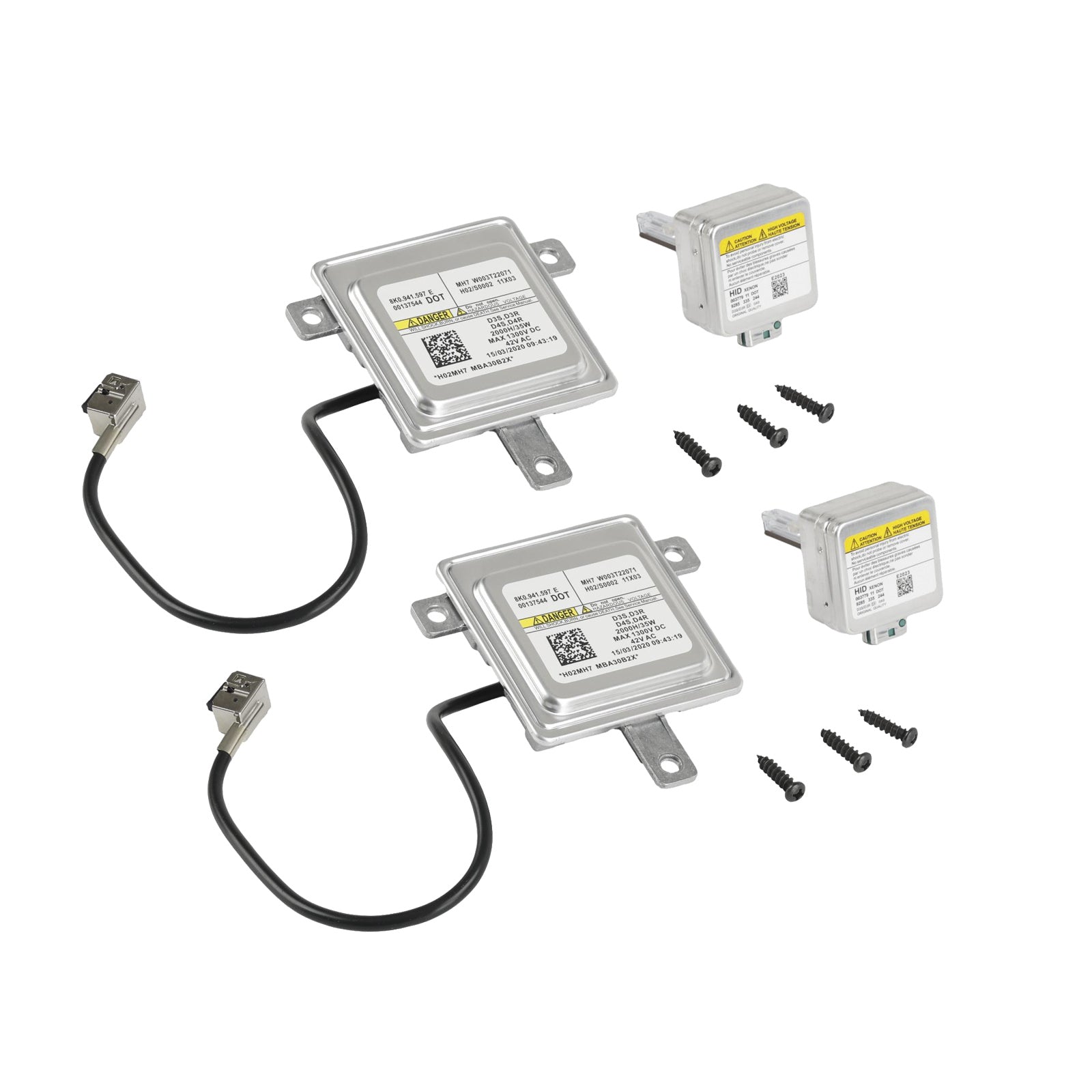 Módulo de unidad de control de luz HID con balasto de xenón y bombilla D3S para Audi VW