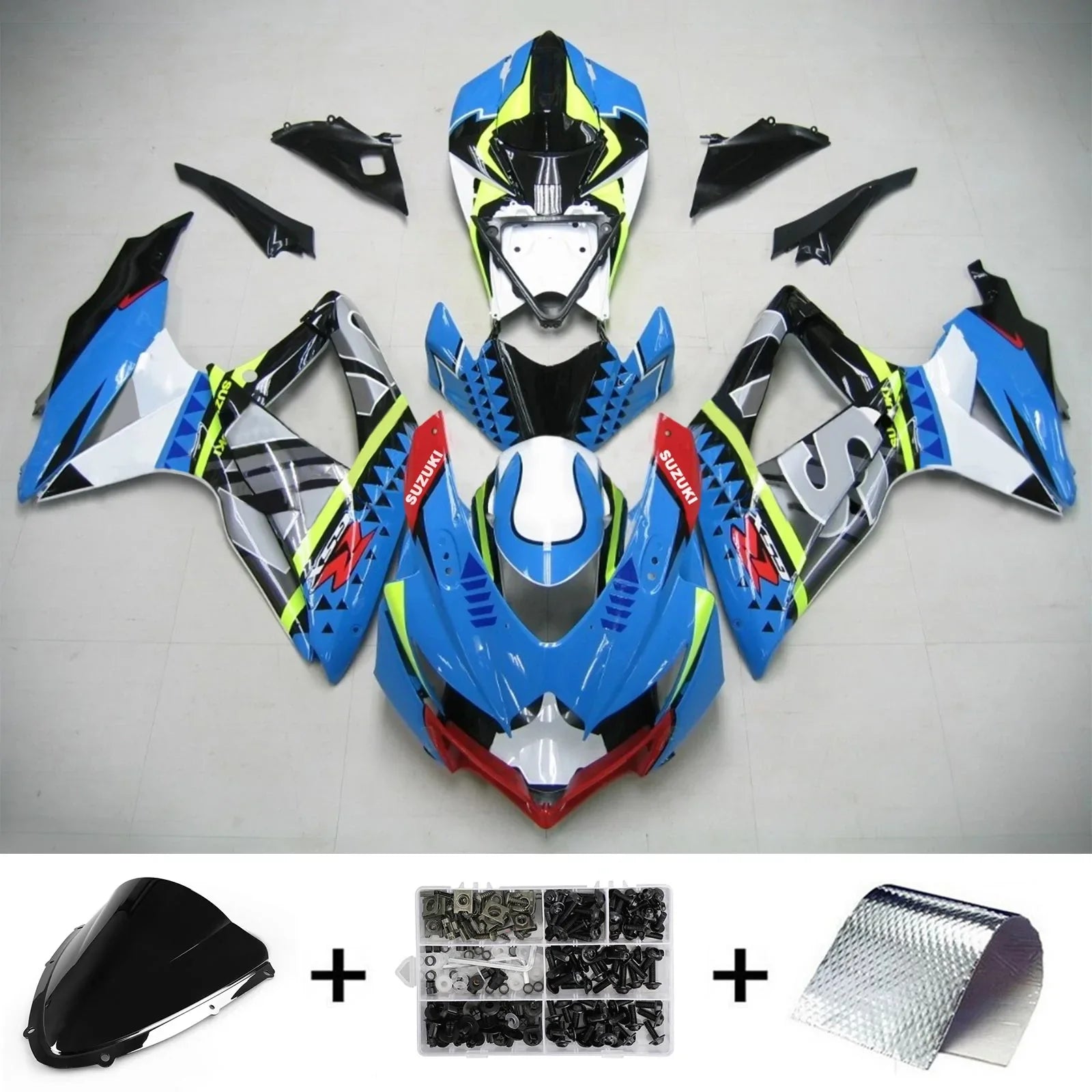 Amotopart Suzuki GSXR 600/750 2008-2010 Kit Carenado Plastico ABS K8