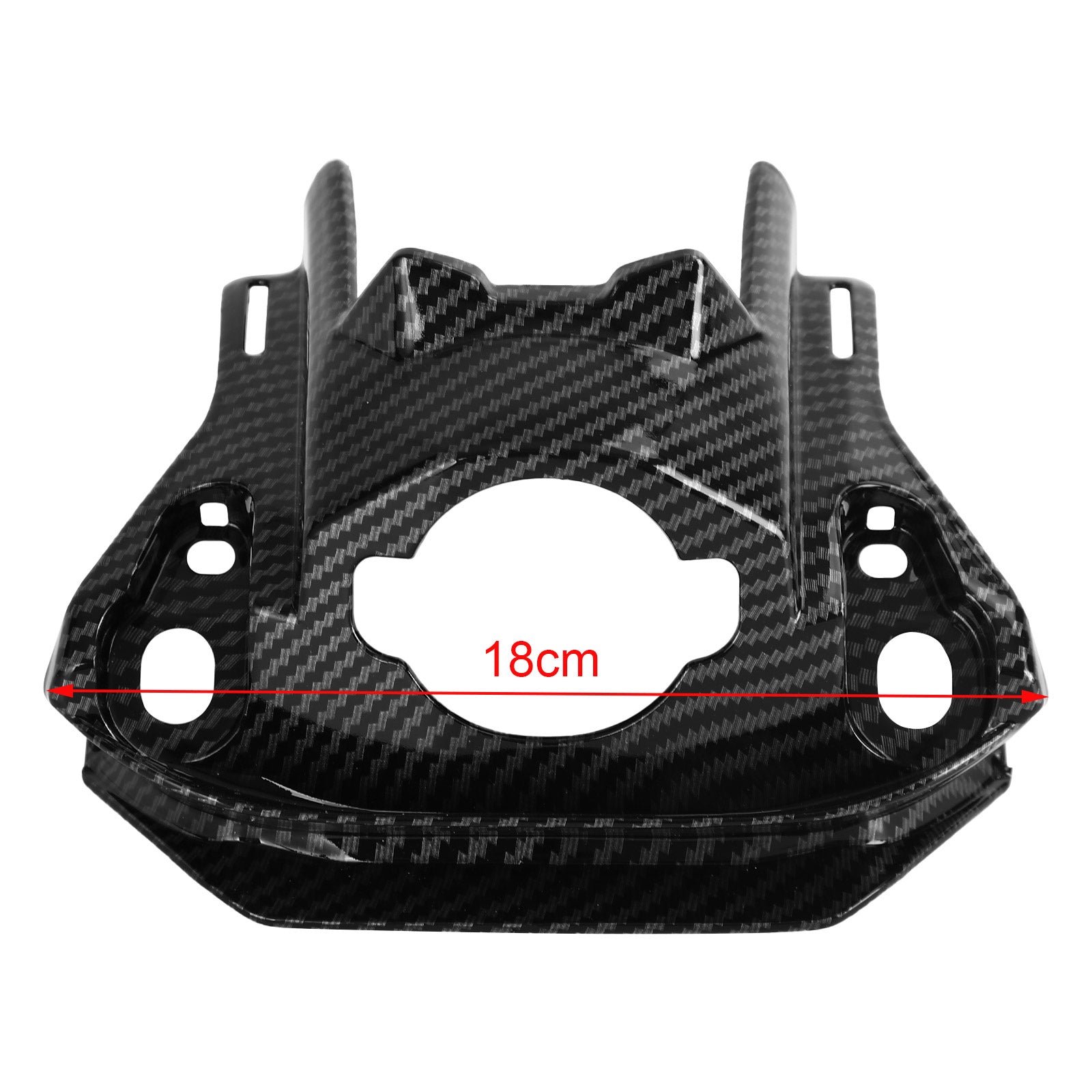 Embellecedor de capó de cerradura de llave delantera de carbono para Honda CB650R CBR650R 2019-2021 genérico