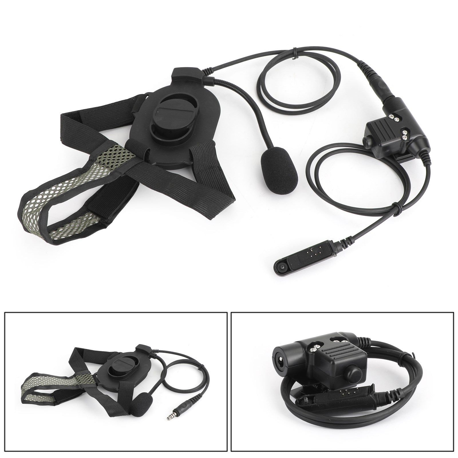 Microphone casque monté sur la tête adapté pour BaoFeng BF-A58 BF9700 BF-S56 BF-UV9Rplus