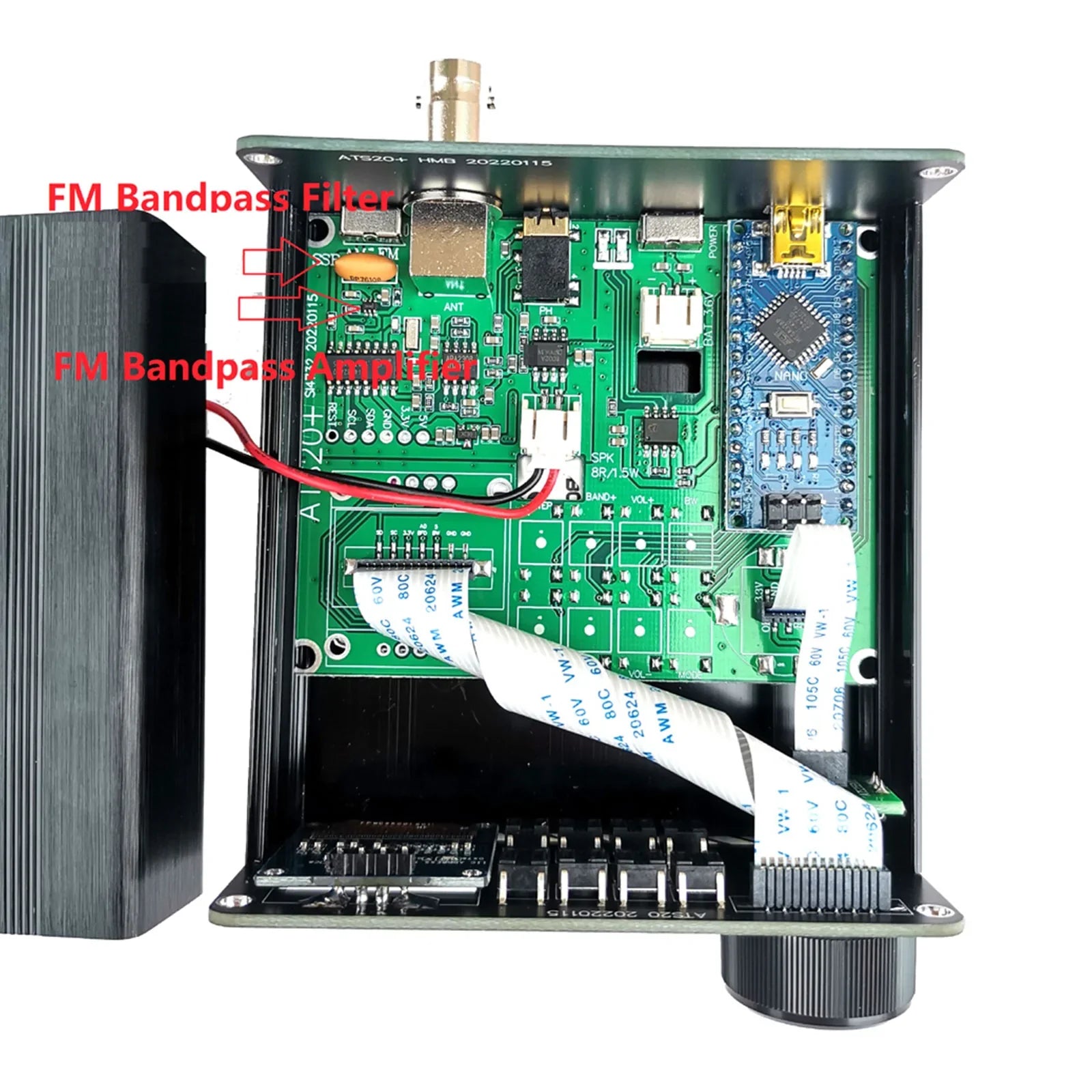 Uusi ATS-25+Si4732 FM LW MW SW All Band DSP radiovastaanotin 2,4" kosketusnäytöllä