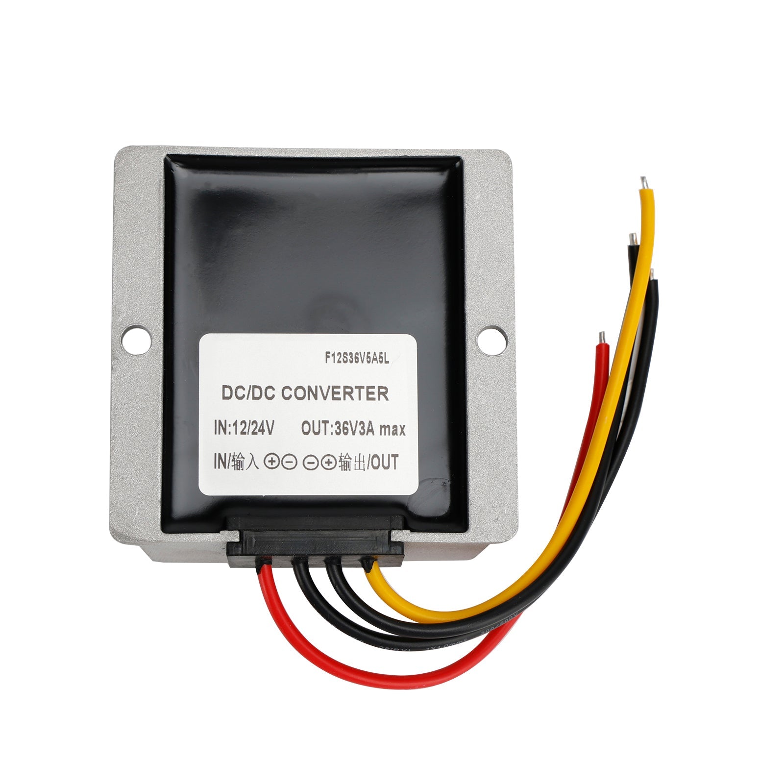 DC-DC 12/24 V-36 V 3A 108 W régulateur de convertisseur d&#39;alimentation de voiture étanche