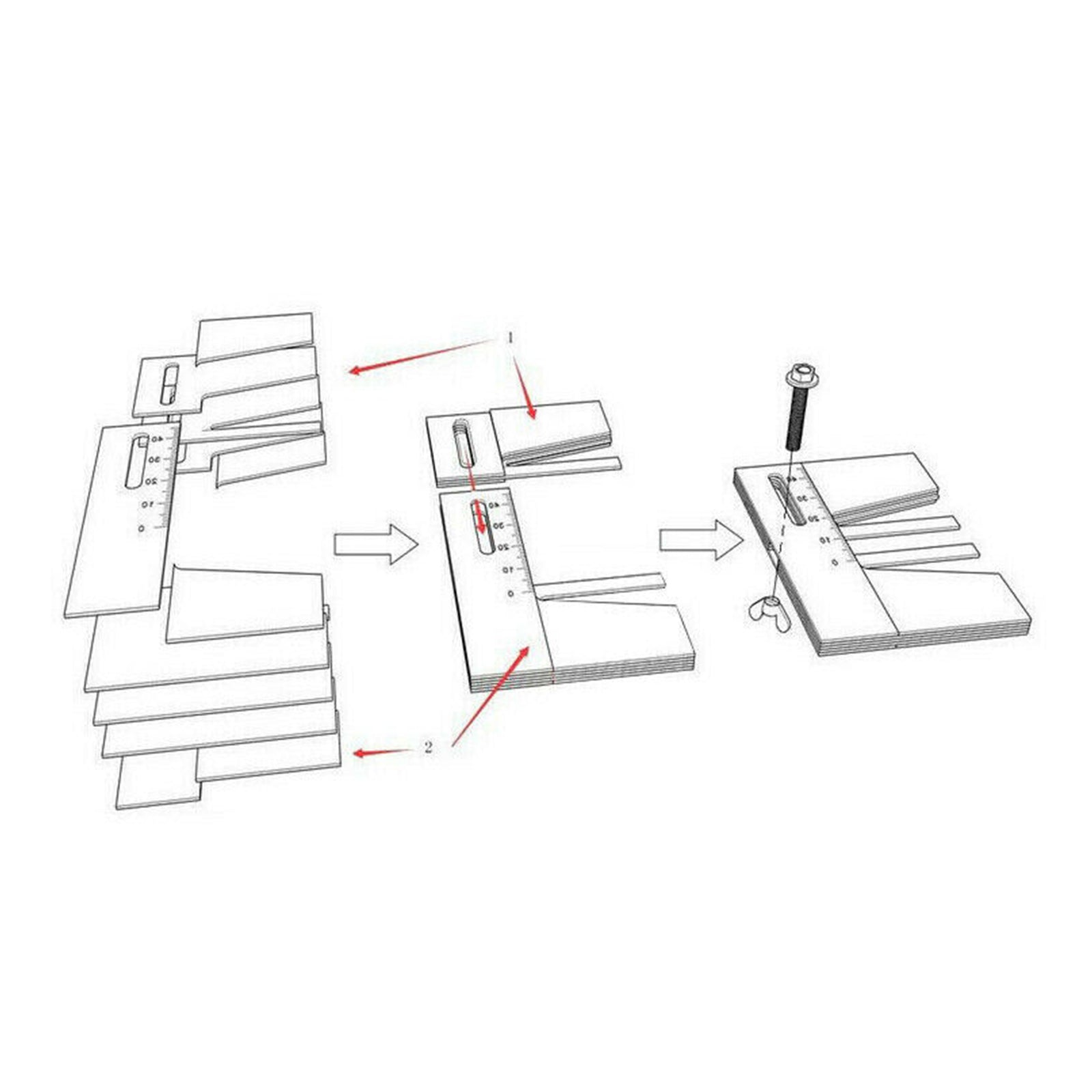 Dead Eyes Outils d'amarrage Outil de fixation pour kit de modèle de bateau en bois Outil auxiliaire