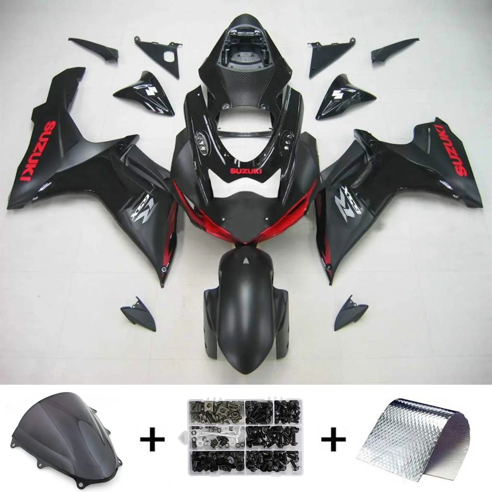 Amotopart Suzuki GSXR 600/750 2011-2021 K11 Kit Carenado Carrocería Plástico ABS