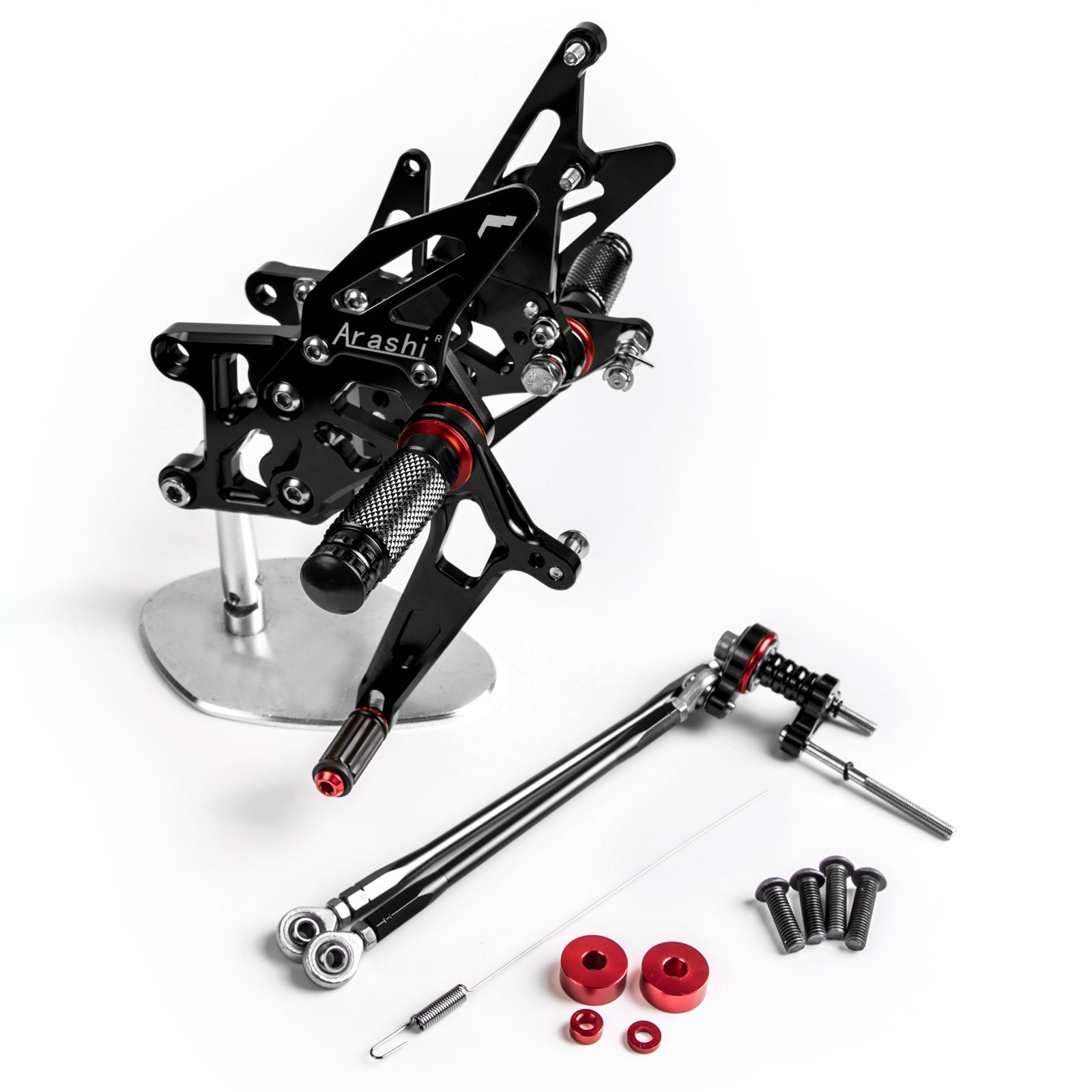 Pédale de repose-pieds arrière noire pour Honda CBR600RR ABS 2009-2015 2014 générique