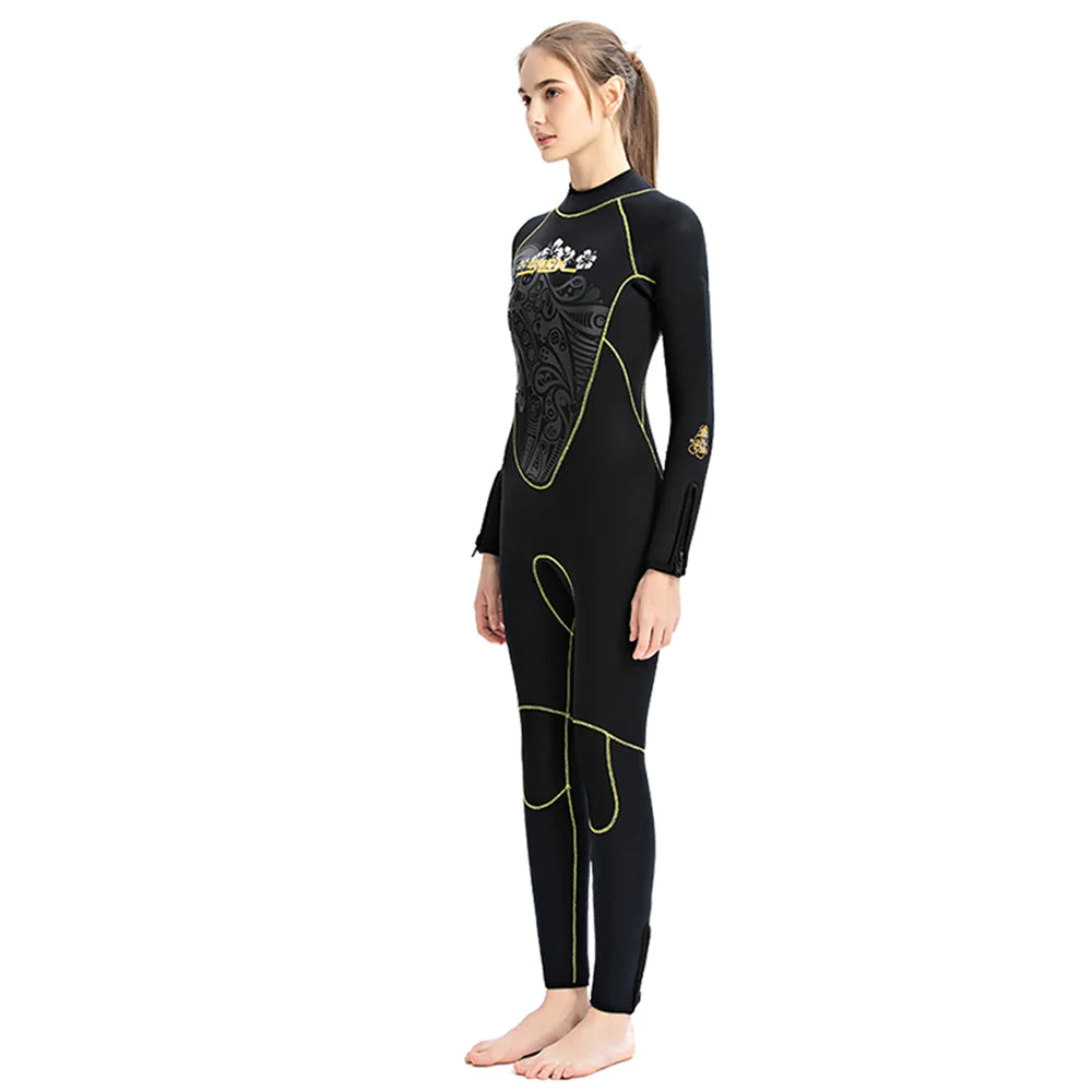 5 mm vrouwen neopreen surfcombinatie van full body duiken gemeenschappelijke triathlon grappig