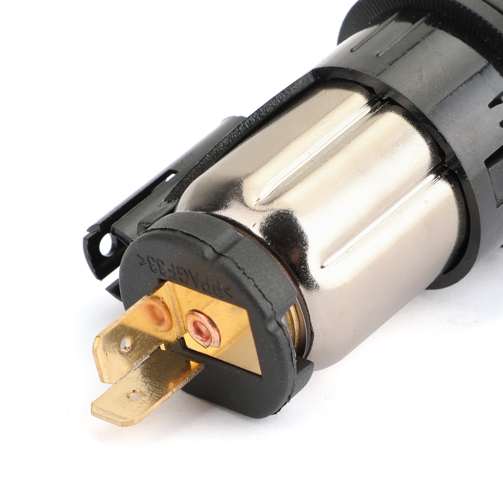 LAZIRO Attacco Accendisigari 12V Con Spina Illuminata - Ricambio 98AG15K047AC - Compatibile Con Ford Focus, Fiesta, Mondeo, Fusion