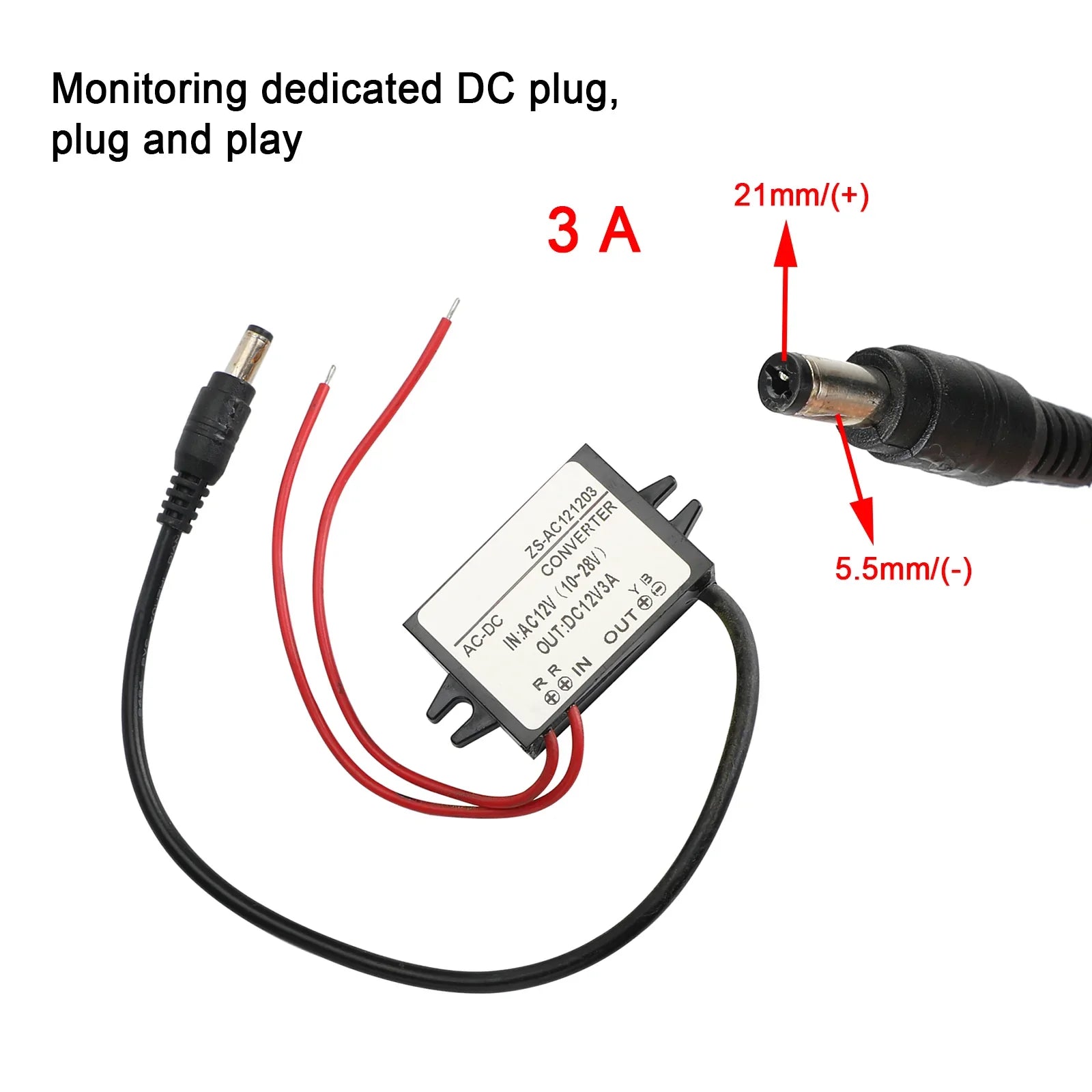 Alimentation AC-DC AC10-28V à DC12V 3A/5A Convertisseur de puissance du module d'alimentation