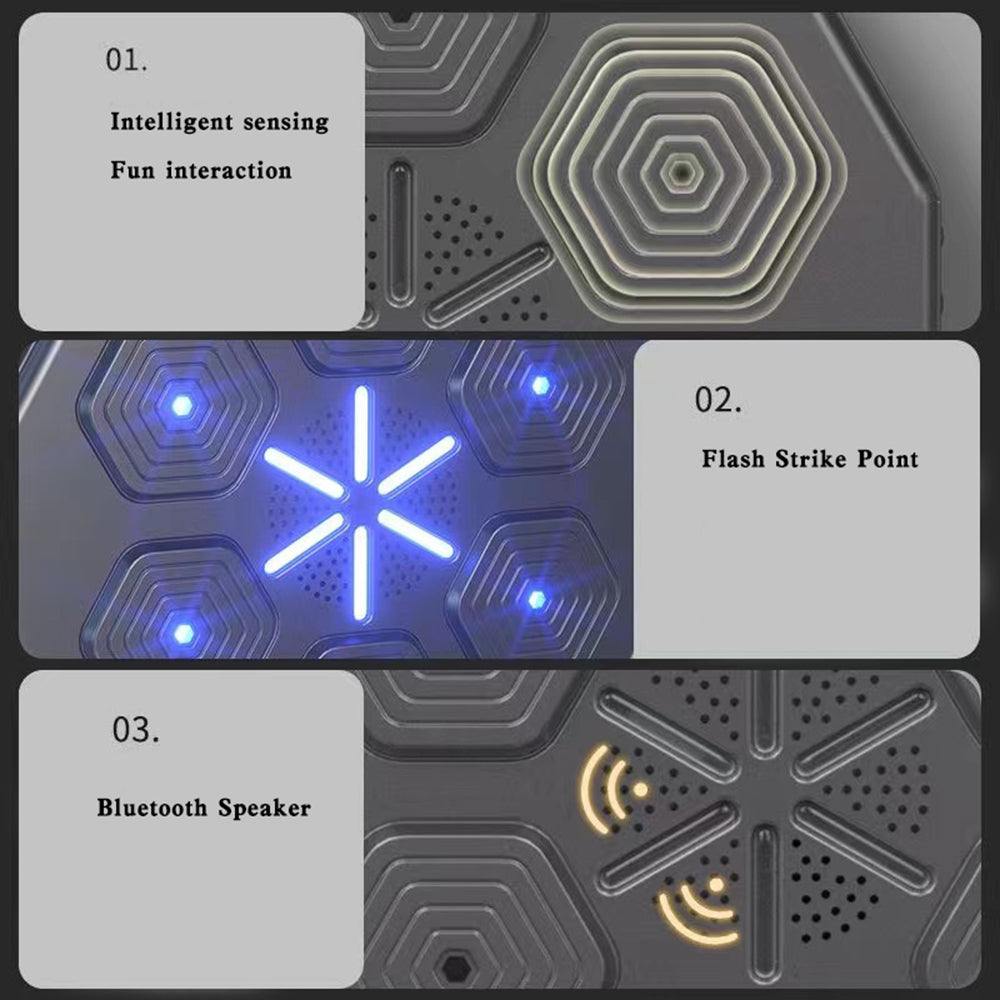 Machine d'exercice de réaction d'intérieur avec musique Bluetooth