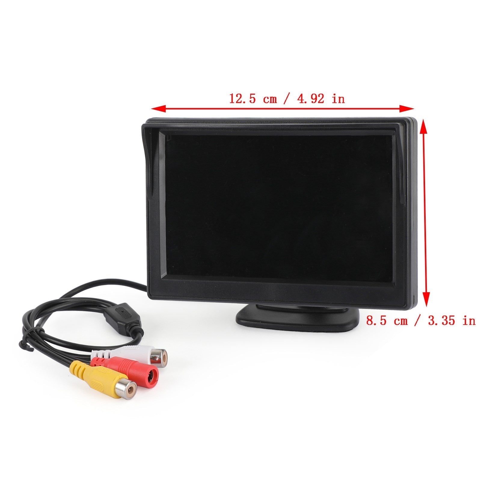 Moniteur LCD TFT HD de 5 pouces pour caméra de recul de stationnement de vue arrière de voiture