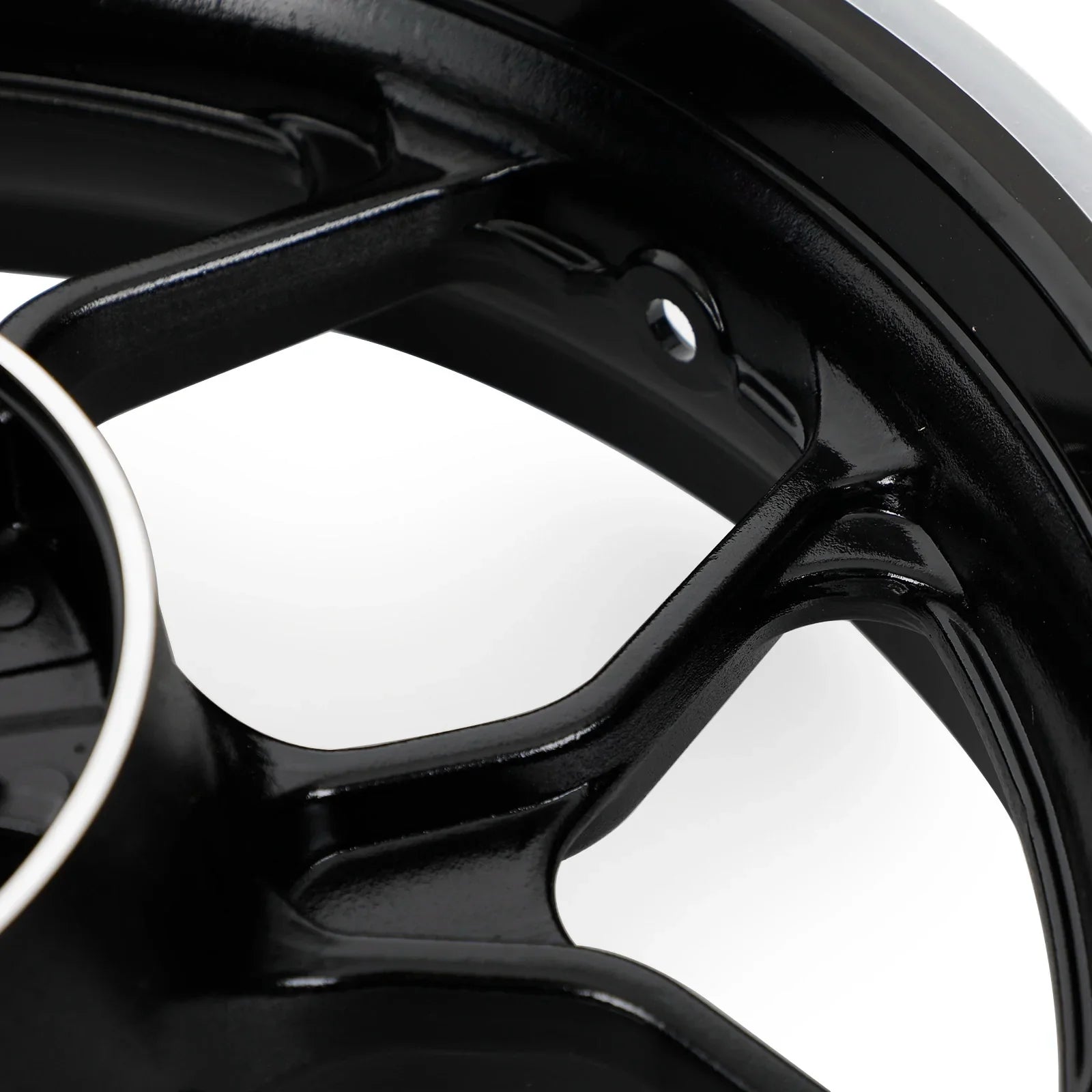 Cerchio ruota posteriore nero completo per Yamaha YZF-R3 YZF R3 2015-2022 NUOVO Generico