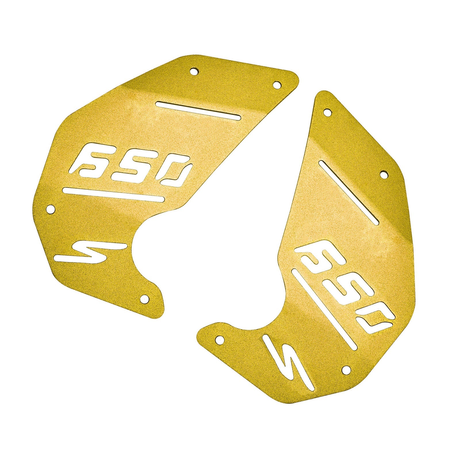 Placa protectora de motor Panel lateral dorado para Kawasaki Vulcan S En650 Vn650 2015-2022 Cafe