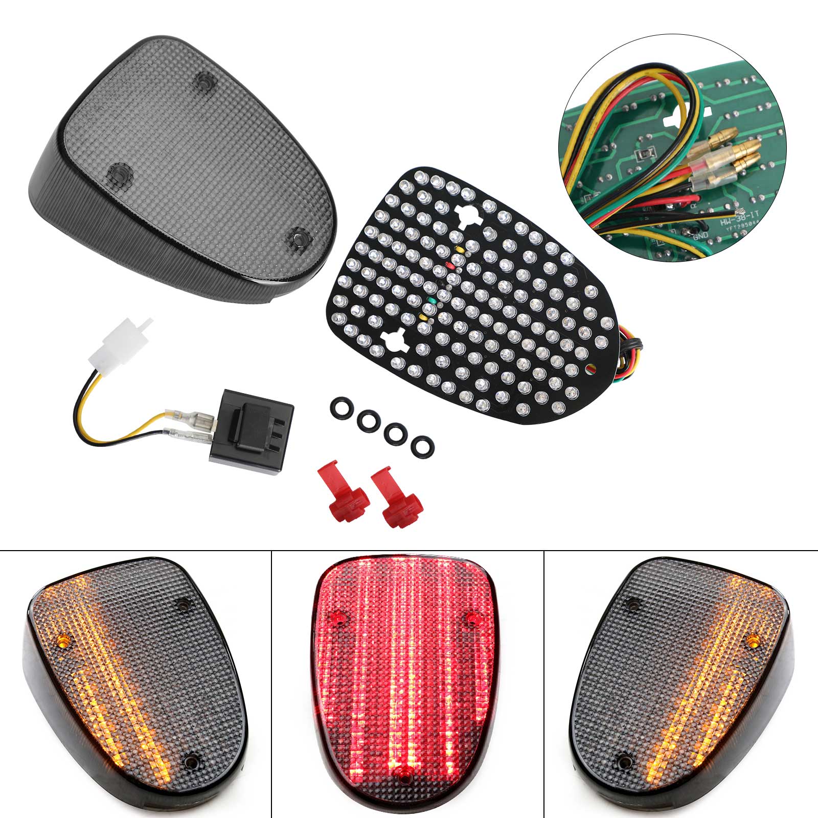 LED achterste vuurindicatoren voor Yamaha Royal Star V-Star Classic Road Star Generic