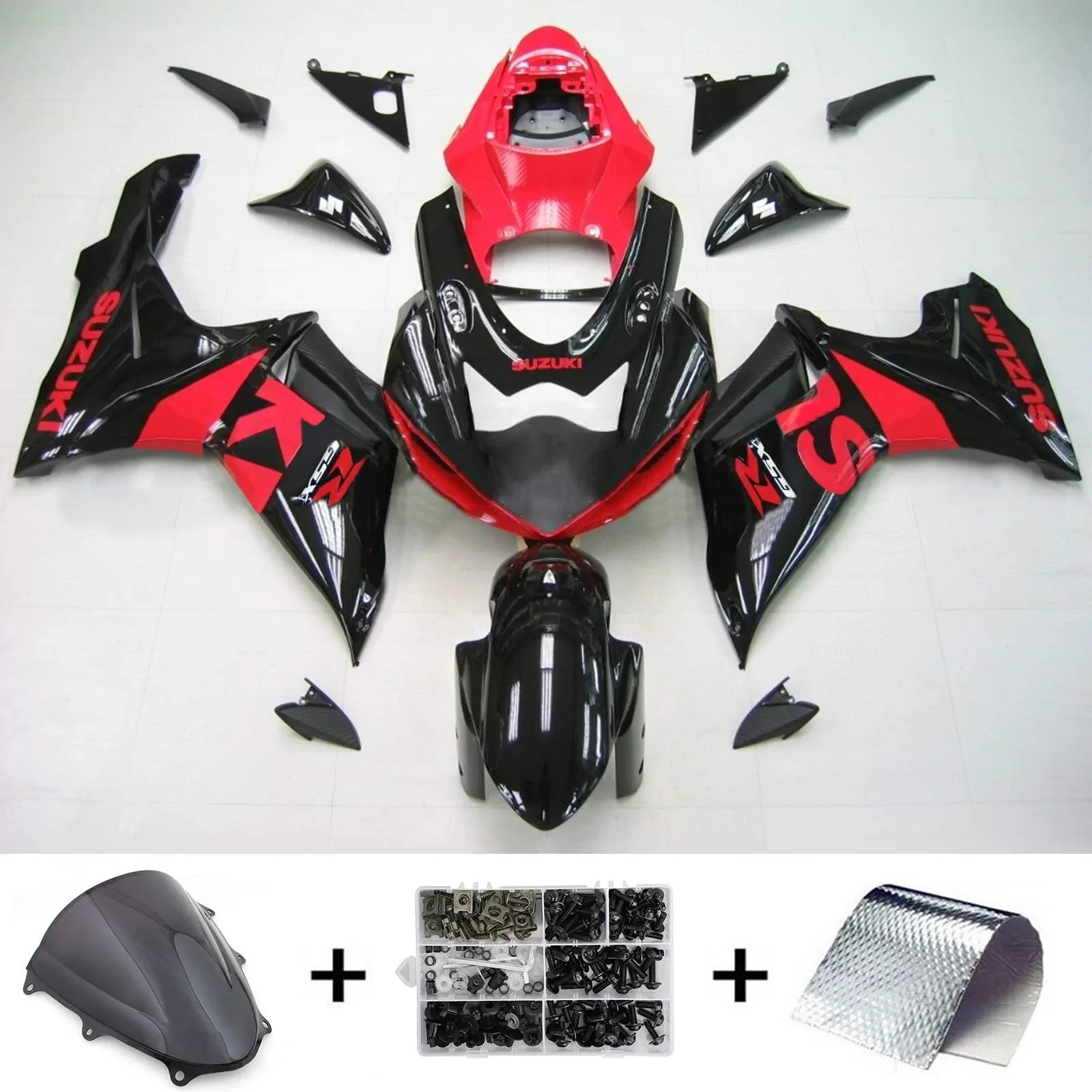 Amotopart Suzuki GSXR 600/750 2011-2021 Kit carena K11 Carrozzeria Plastica ABS