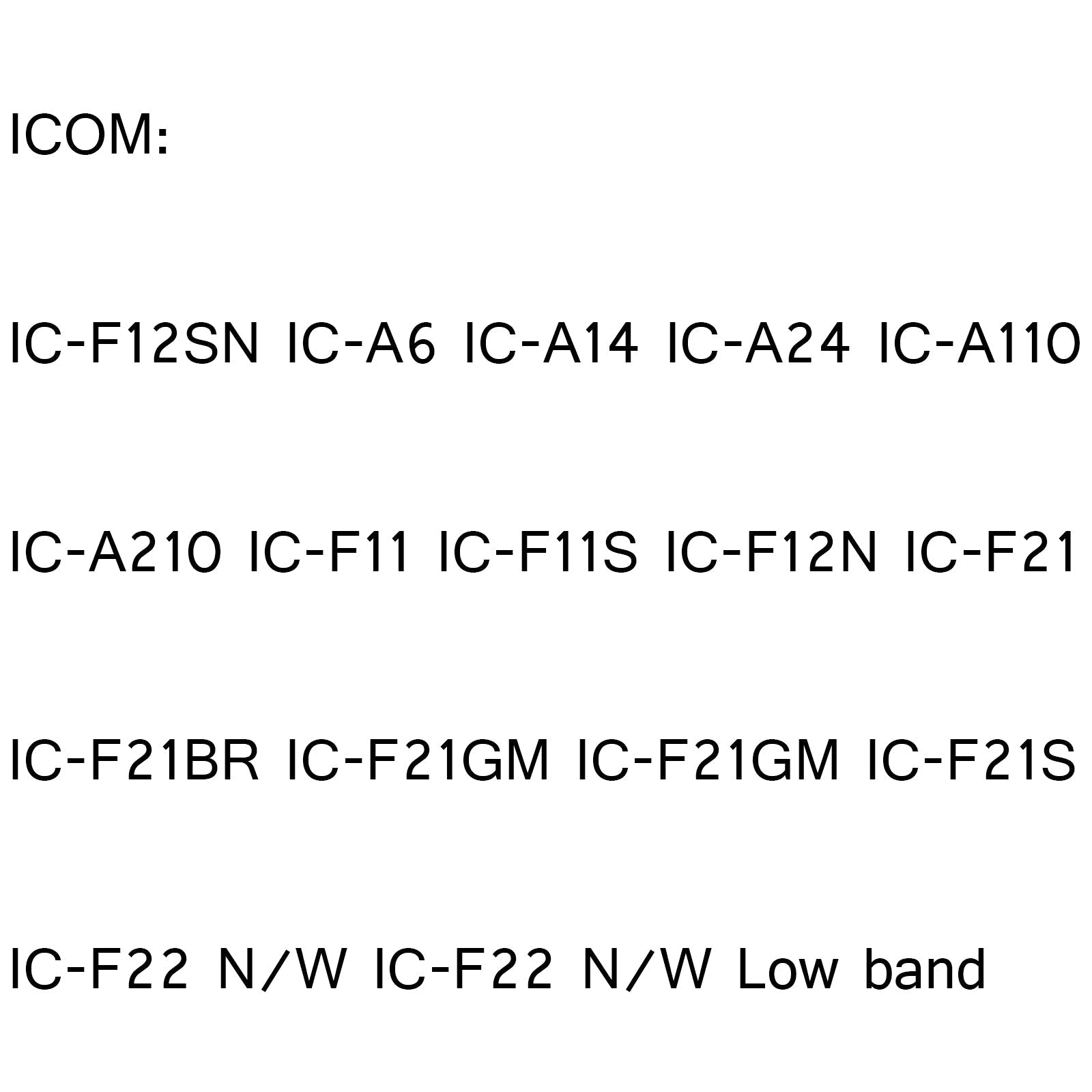 BP-208N akkukotelo ICOM IC-V8 IC-T3H IC-V82 IC-U82 IC-A24 IC-A6