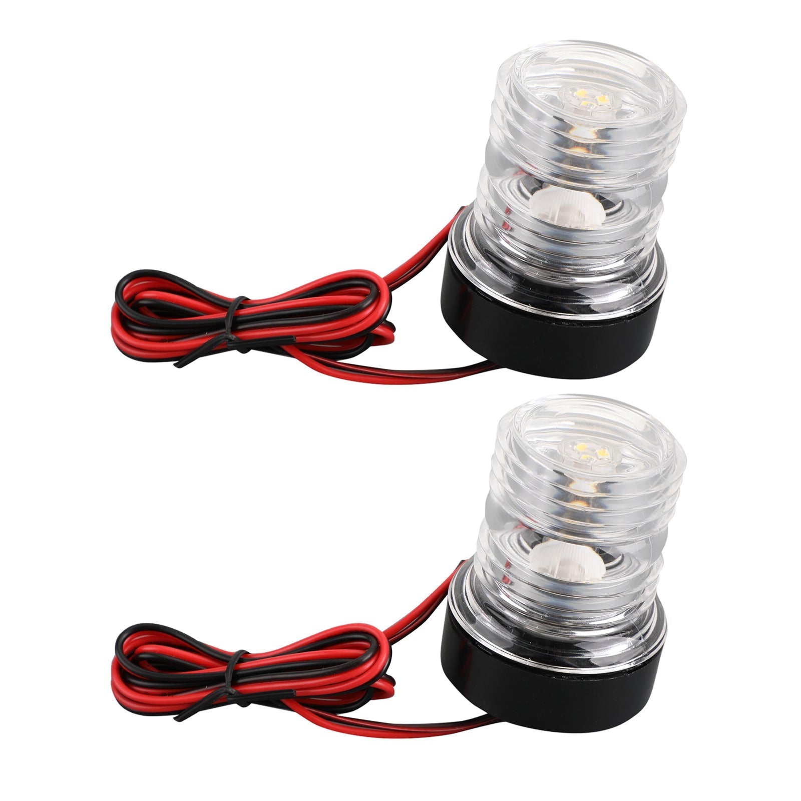 Lampe ronde de navire d'ancre de lumière de signal de navigation de 2 12V LED pour le yacht marin de bateau