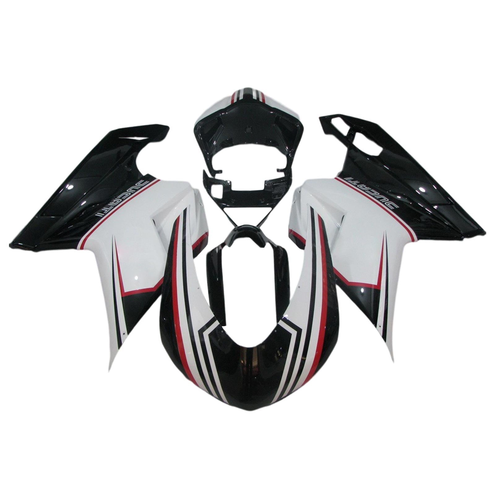 Ducati 1098 1198 848 2007-2011 Kit de carenado de carrocería ABS