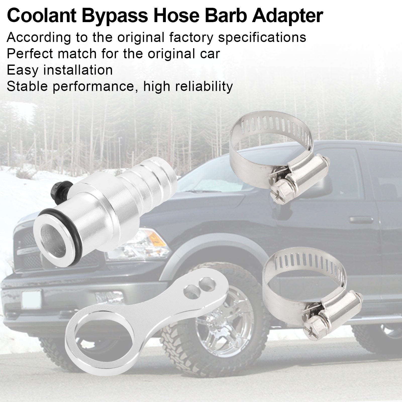 Adattatore per tubo di bypass del liquido di raffreddamento Dodge Ram Cummins 2009-2019