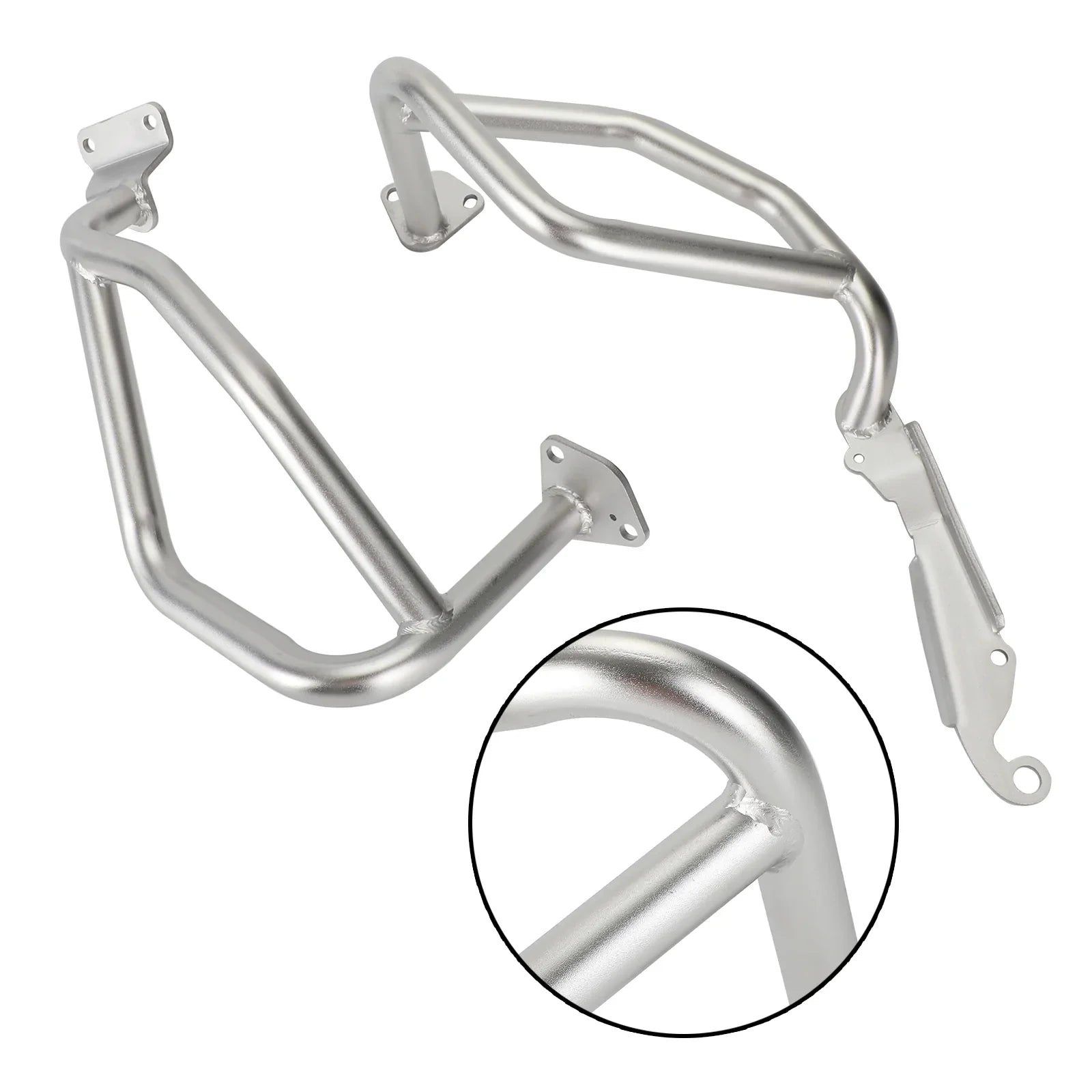 Barre de protection inférieure du cadre de protection du moteur argent pour Honda Crf 1100L Adv 20+ 22 générique