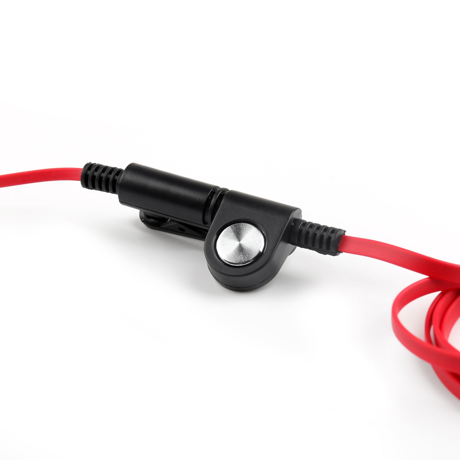 5x Oreillette Casque Pour Kenwood BAOFENG TYT LINTON UV-5R TG-UV2 Deux Voies Rouge
