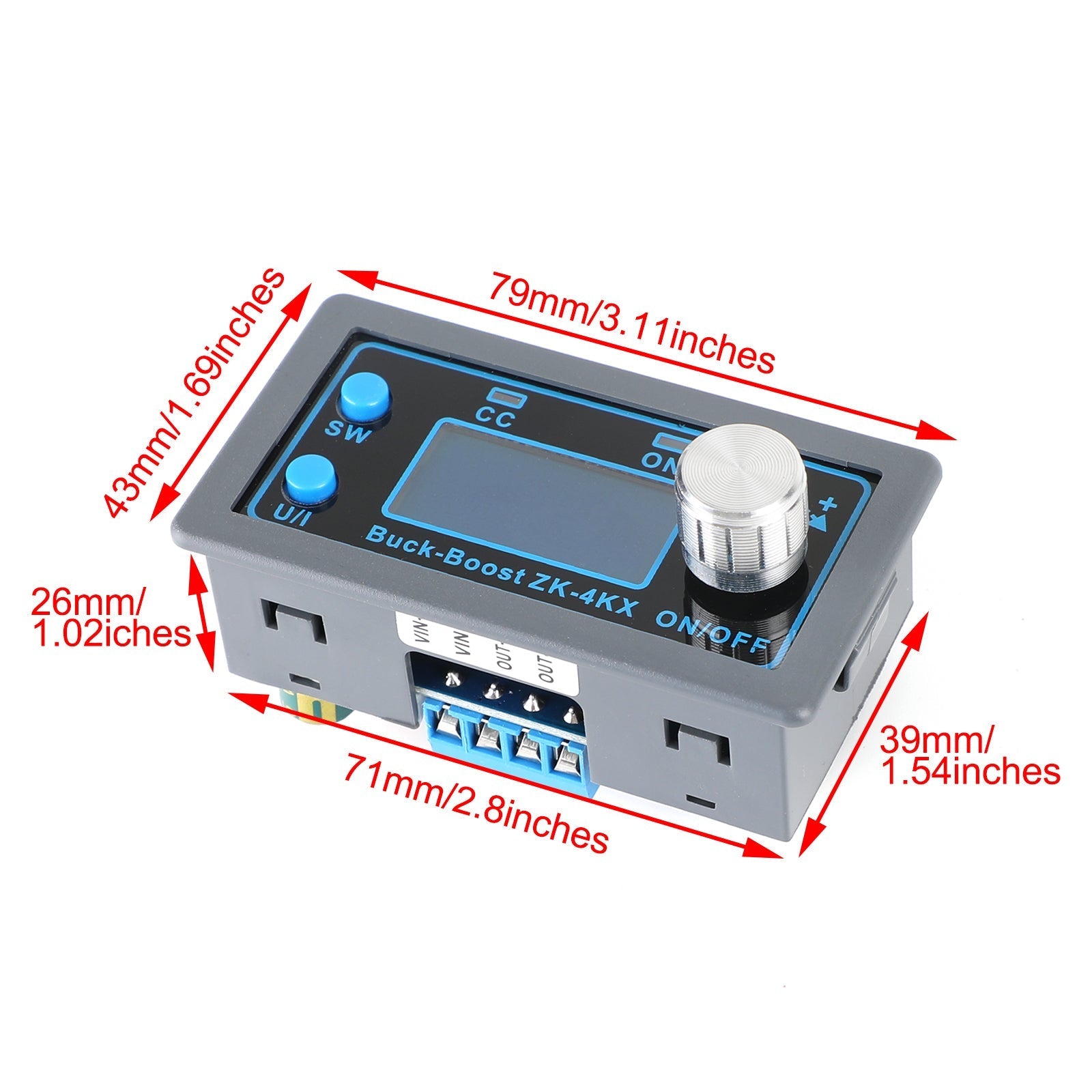 Module de régulateur de tension d'alimentation abaisseur réglable DC