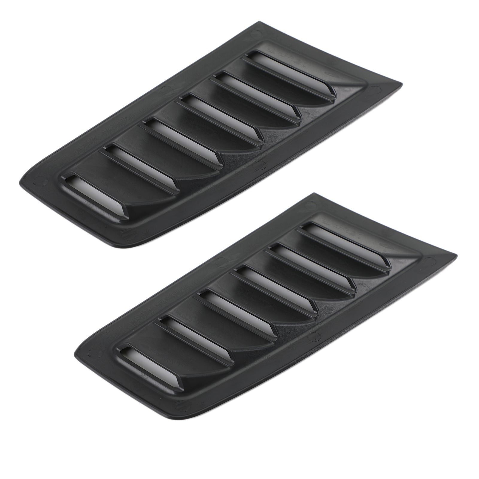 Garniture de capot d'évents de capot ABS universel noir brillant pour Ford Focus Rs St Mk2 Spr générique