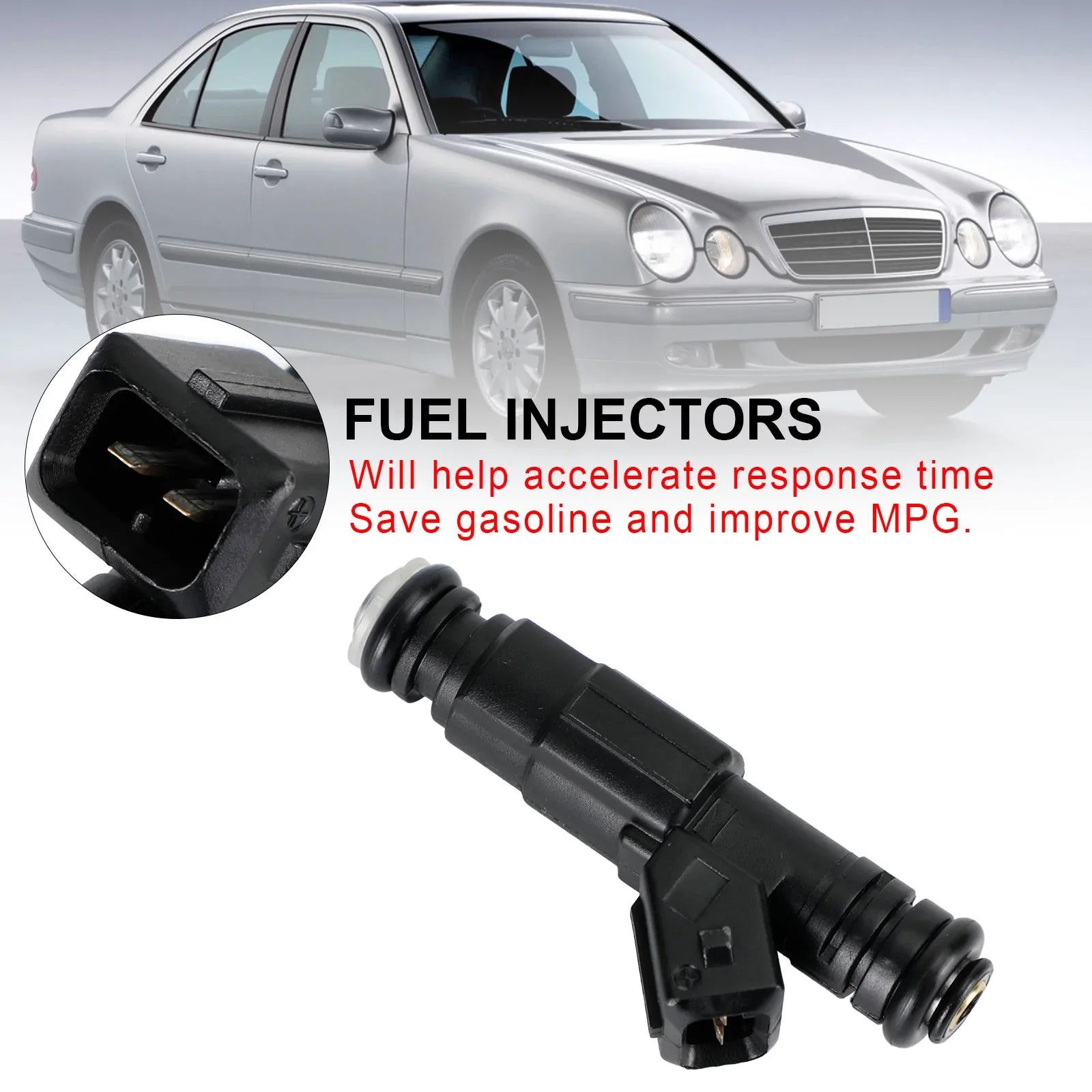 1 pz Mercedes-Benz W124 R129 W140 W202 W210 iniettore di carburante 0280155821