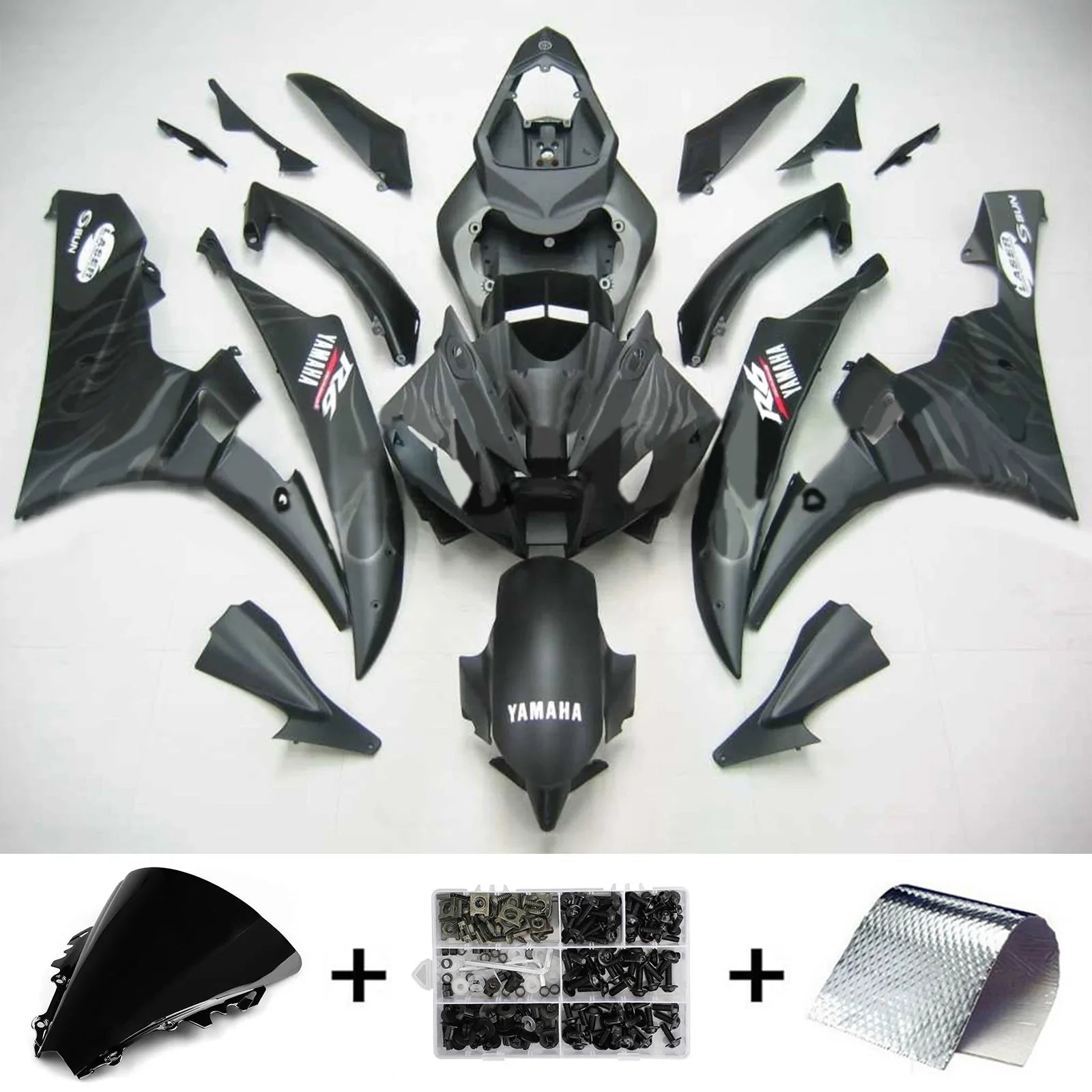 Kit de carénage Amotopart pour Yamaha YZF 600 R6 2006-2007 générique