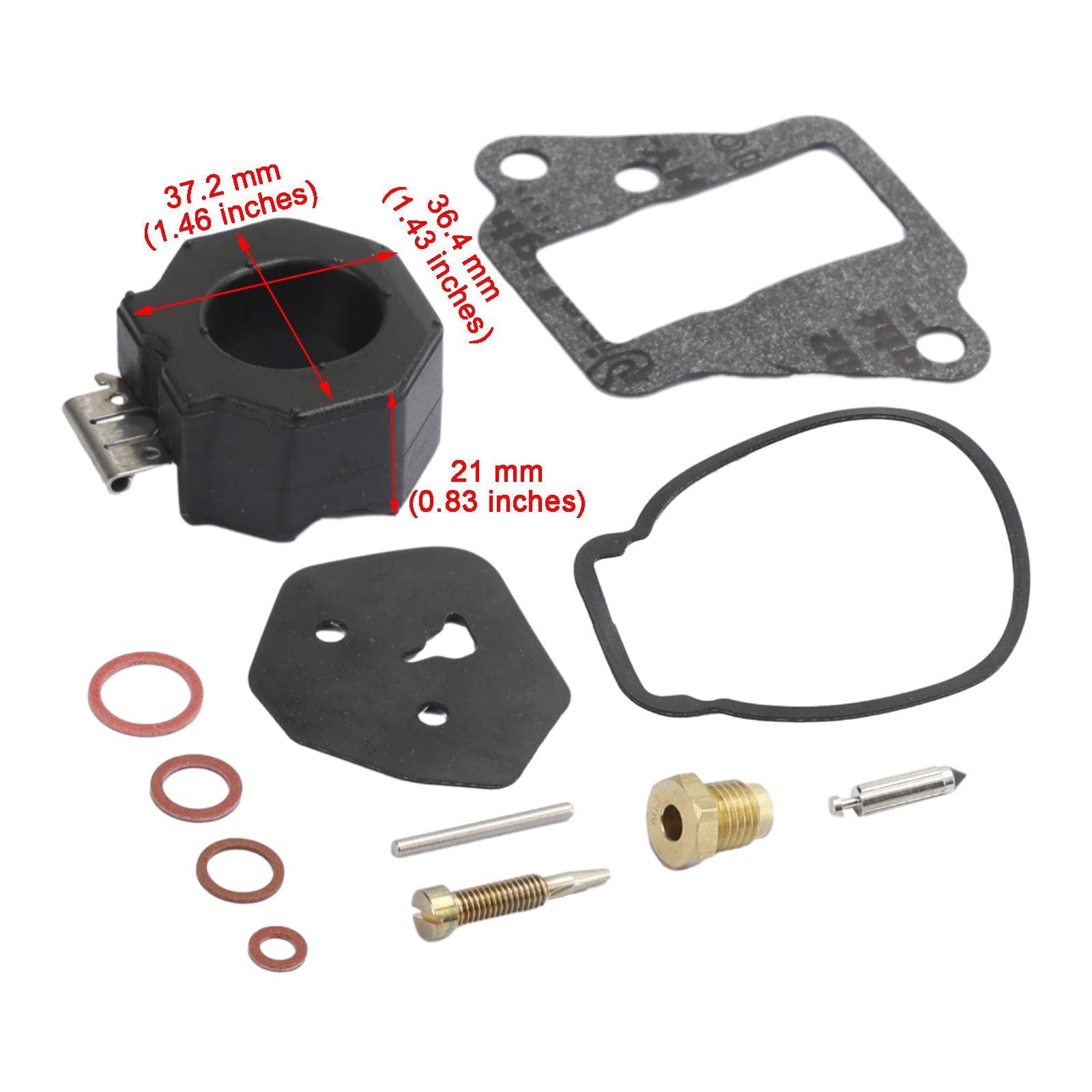 Kit de reconstruction de carburateur pour Yamaha 9.9HP 1986-1995 15HP 1984-1992 6E7-W0093