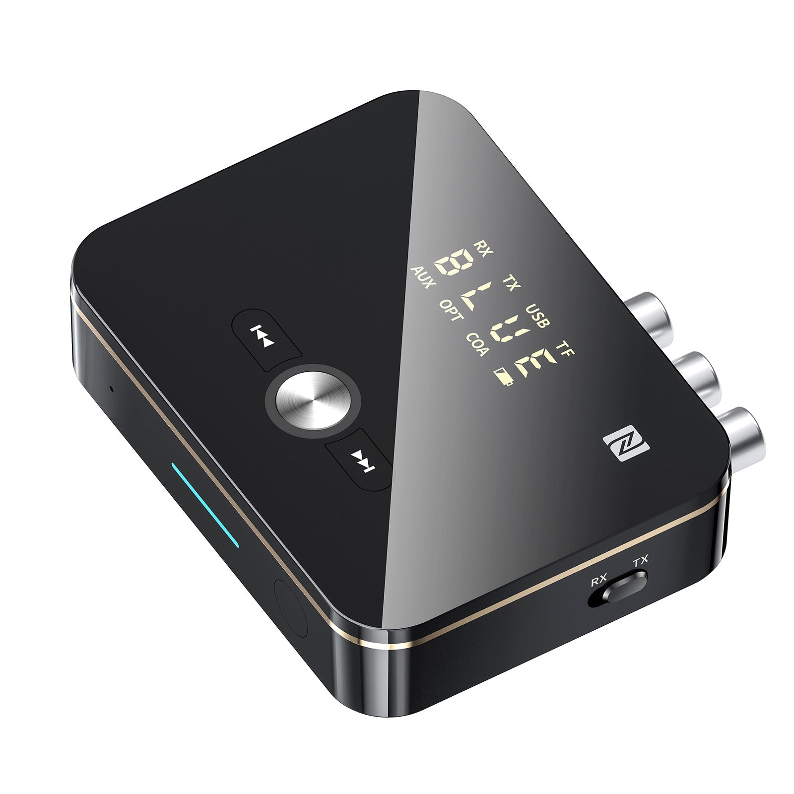 2 en 1 receptor transmisor Bluetooth USB NFC inalámbrico a adaptador estéreo 2RCA