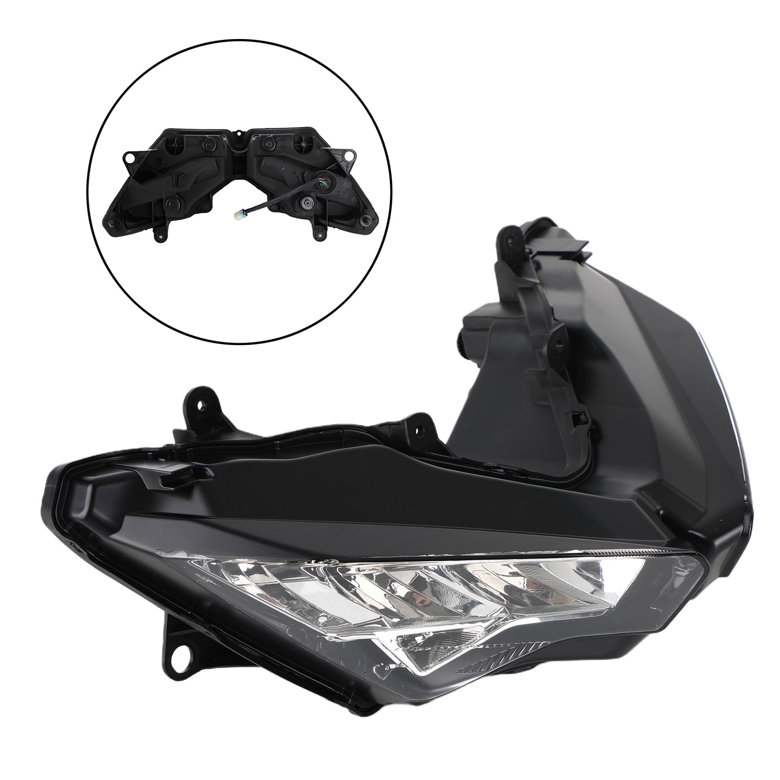 Lampe Frontale Grille De Phare Led Léger Pour Kawasaki Ninja 400 18-23