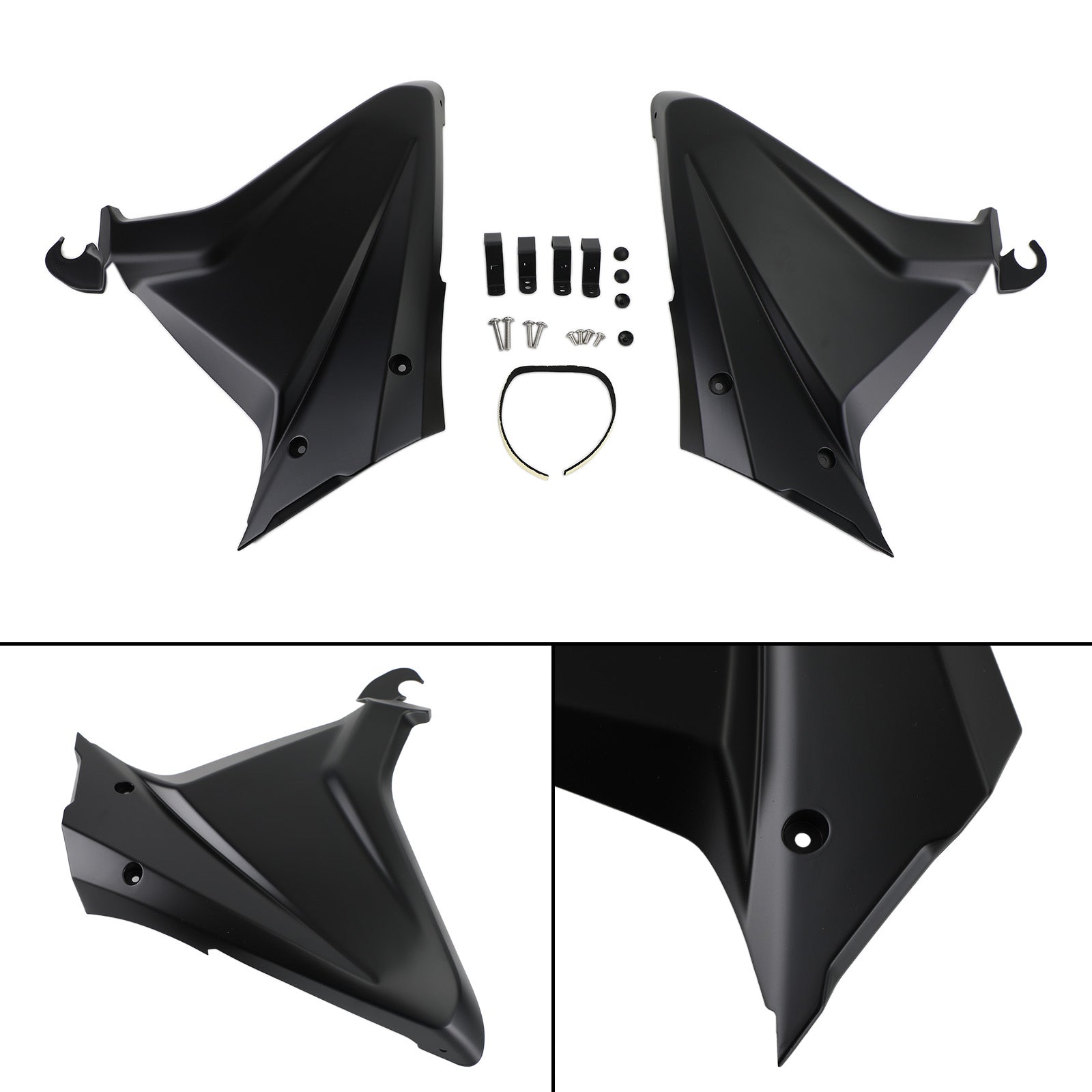 Pannelli di copertura del telaio laterale Trim carenature Cappucci per Honda CBR650R 2019-2021 Generico