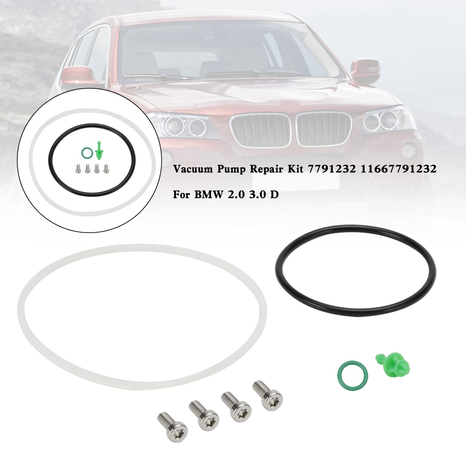 Kit de reparación de bomba de vacío 7791232 11667791232 para BMW 2.0 3.0 D