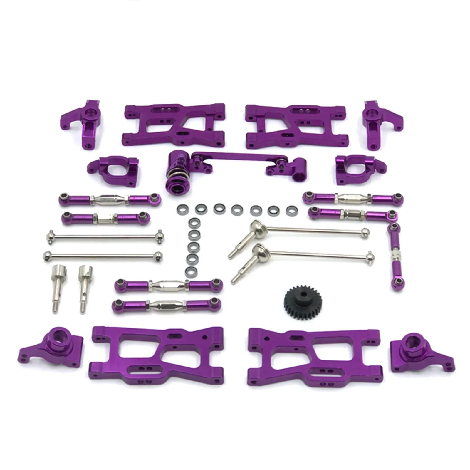 12 pièces mises à niveau RC pièces Kit pour Wltoys 144001 144002 124016 124017 124018 124019