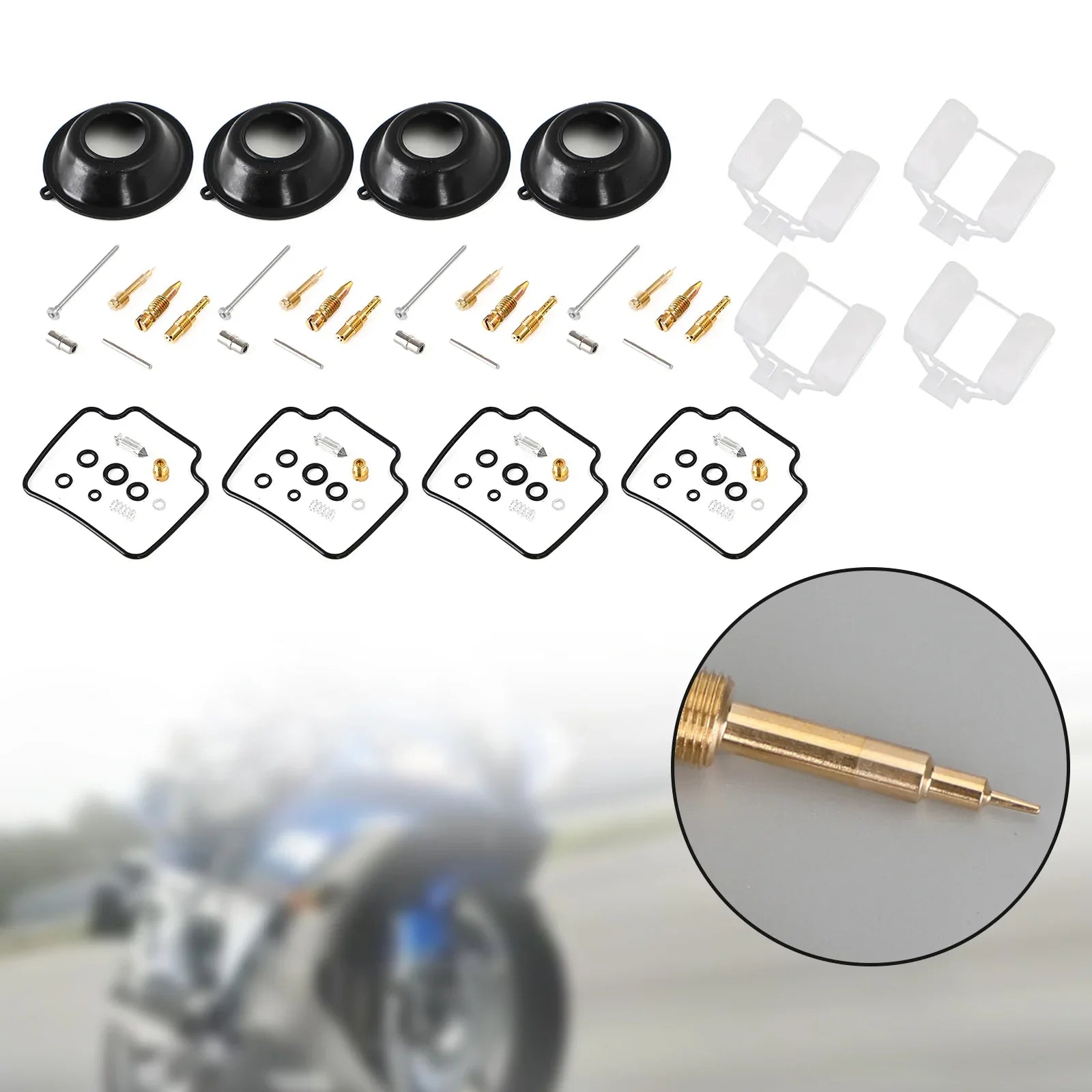 Kit de reconstrucción de carburador de motocicleta para Honda NC36 CB400FOUR genérico