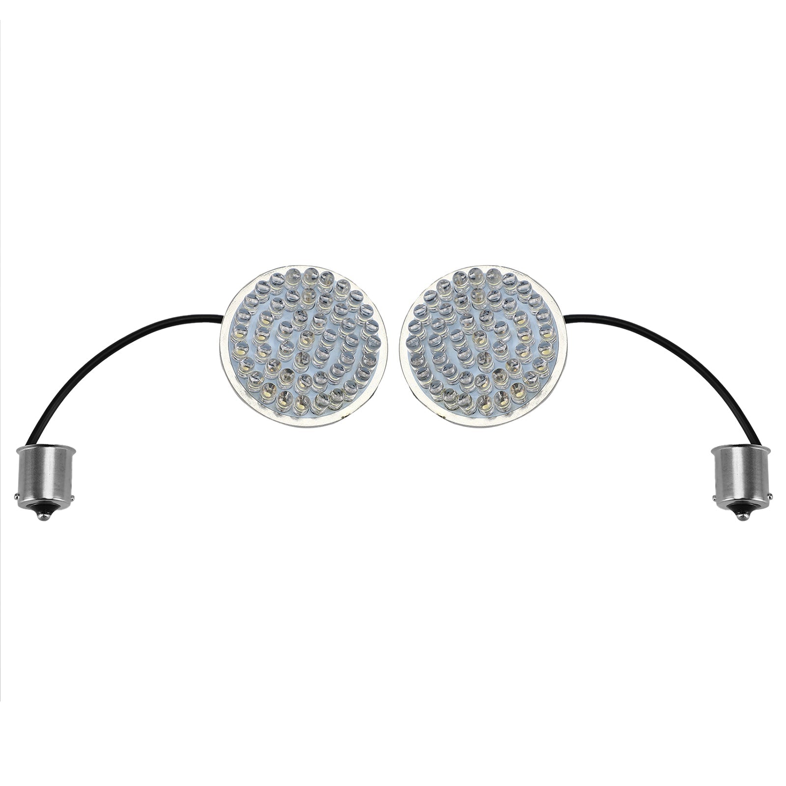 1156 Feux d'insertion de clignotants arrière à LED pour Dyna Touring Street Road Glide 883 Generic