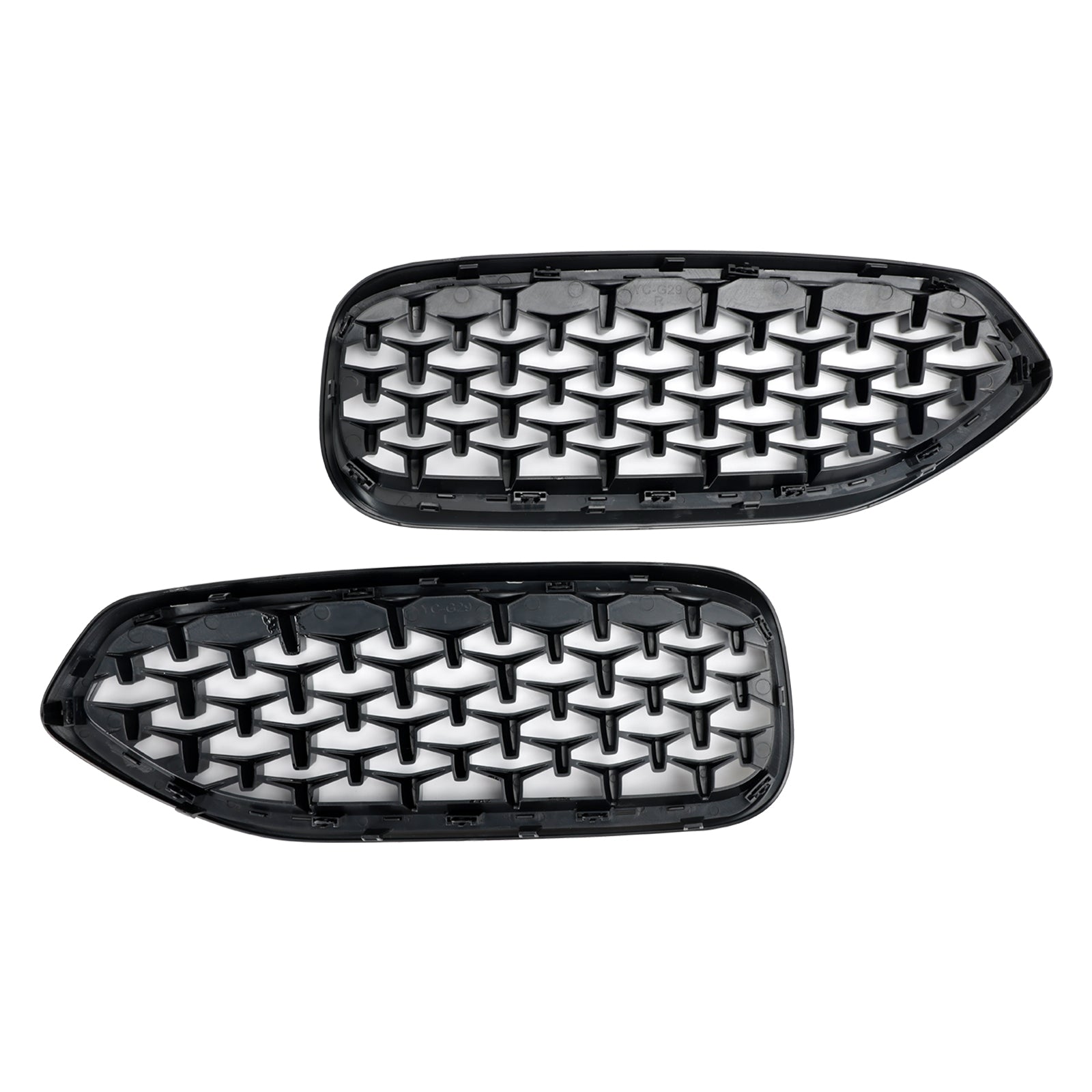 Grille de calandre avant noire brillante de style diamant pour BMW G29 Z4 2019-2023