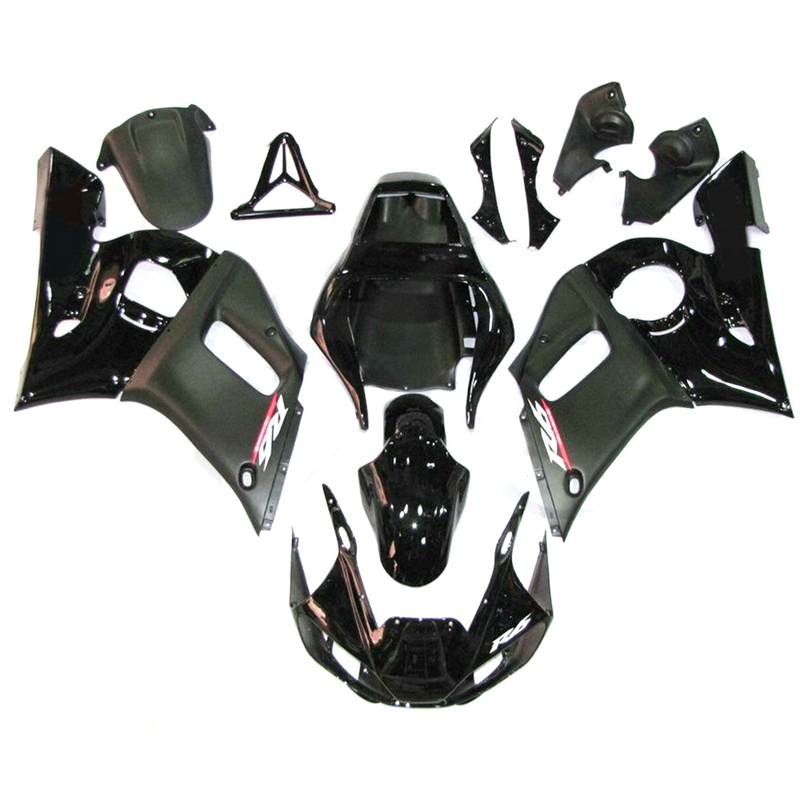 Amotopart Kit de carenado para Yamaha YZF R6 YZF-R6 1998-2002 2001 2000 1999 Genérico