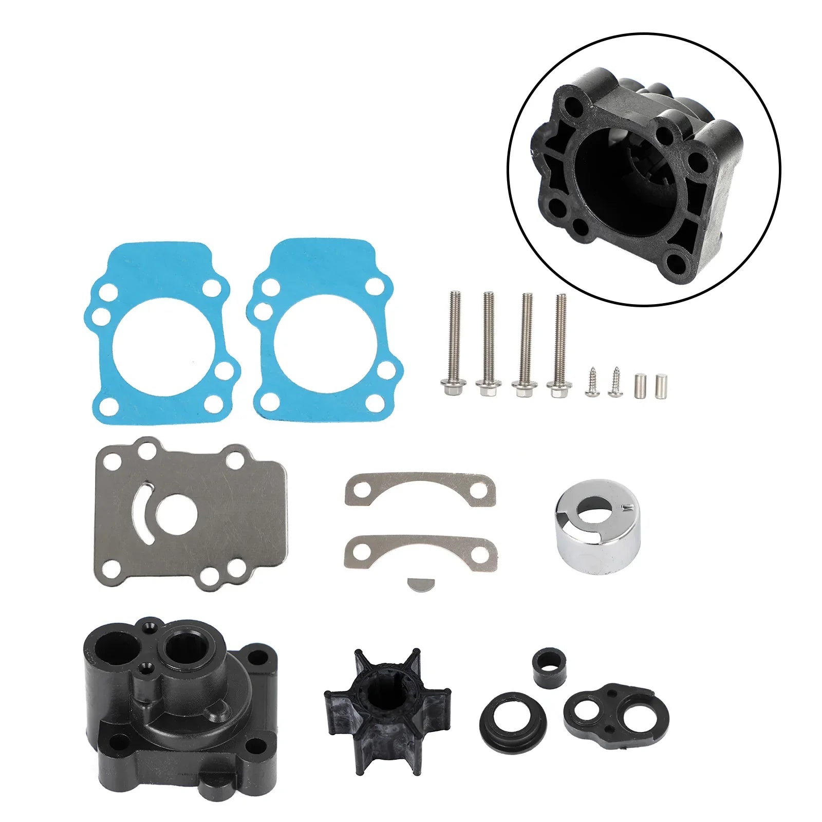 Kit de reconstrucción de bomba de agua para motores Yamaha 1996 F9.9 T9.9 682-W0078-A1-00