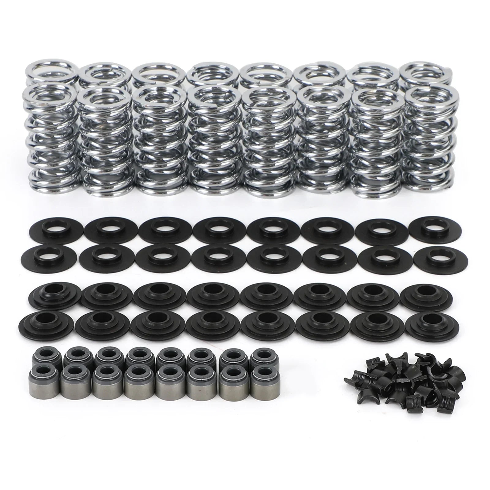 660" Dual Valve Spring Kit With Steel Retainers Pour LS Engines