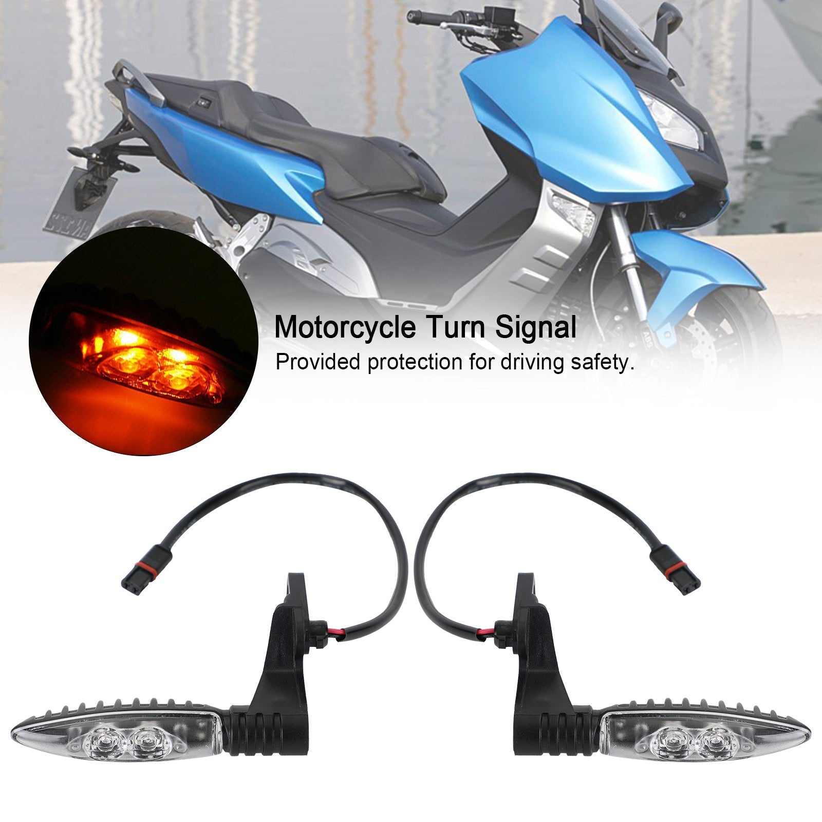 Indicateur de clignotants arrière à LED pour BMW F650 F700GS F800 GS R1200 GS générique