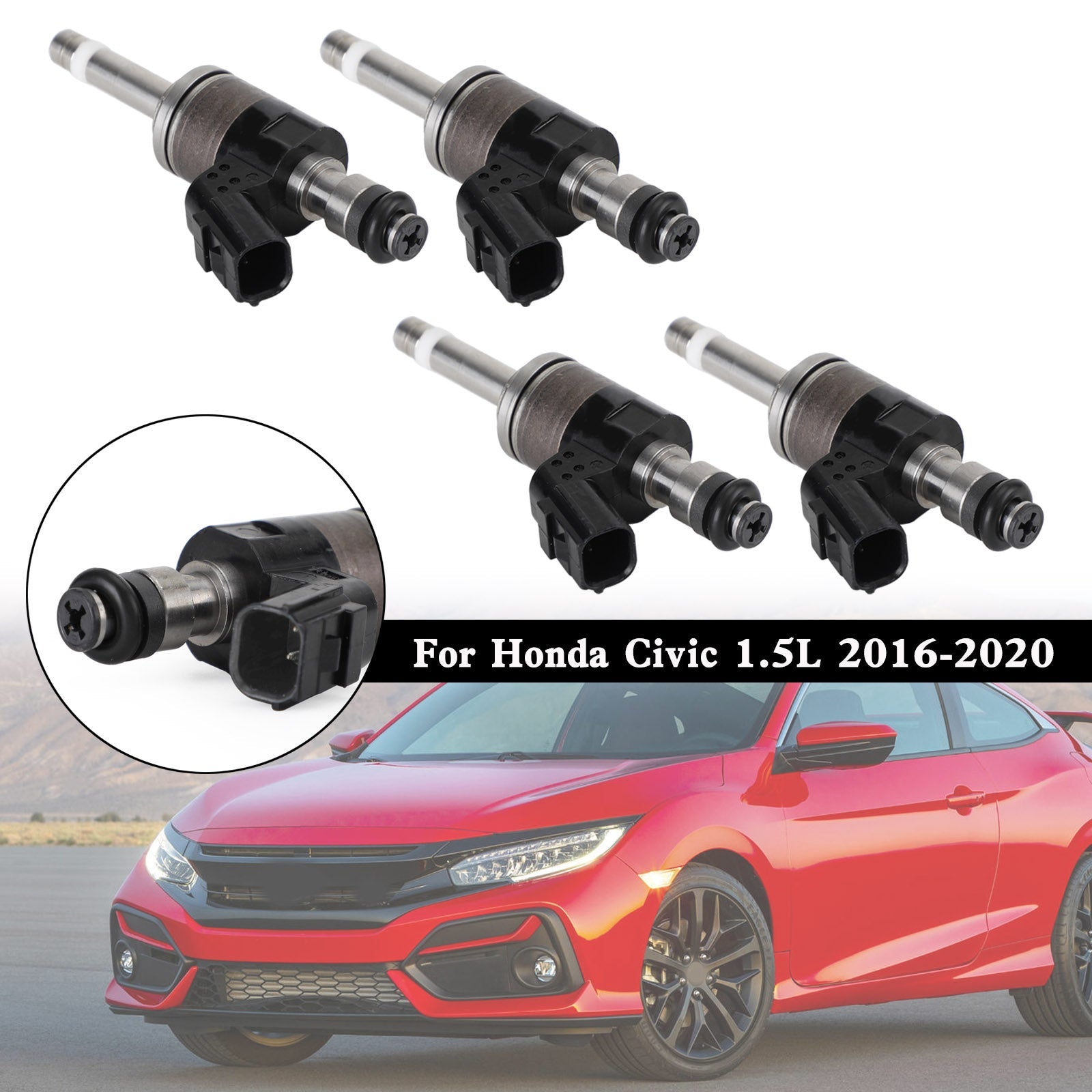 4 wtryskiwacze do Honda Civic 1.5L 2016-2020 16010-59B-305 16010-59B-315