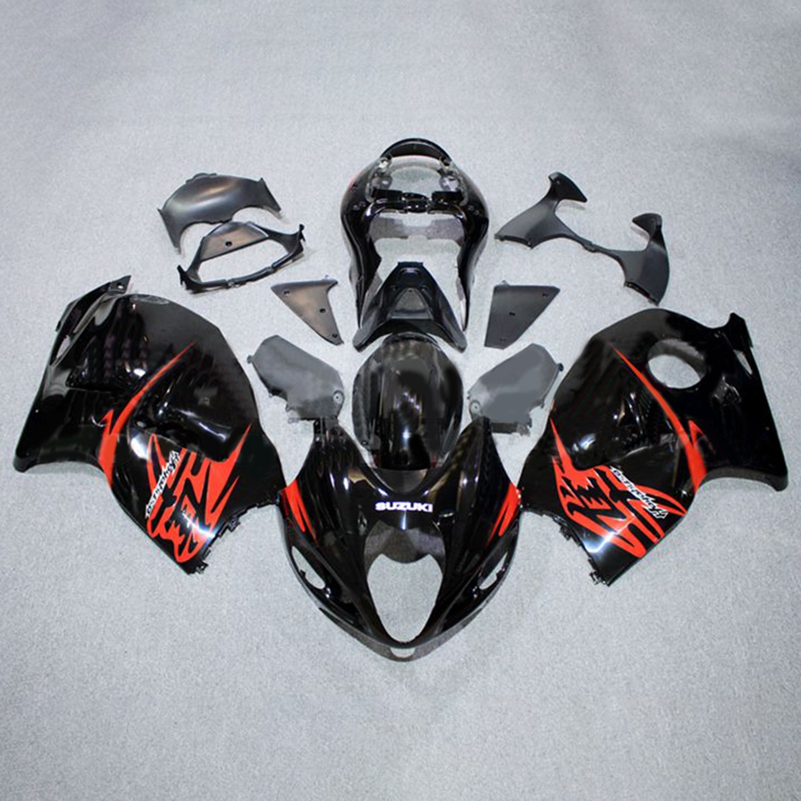 Amotopart Suzuki Hayabusa GSX1300R 1999-2007 Kit de carenado de carrocería de plástico ABS