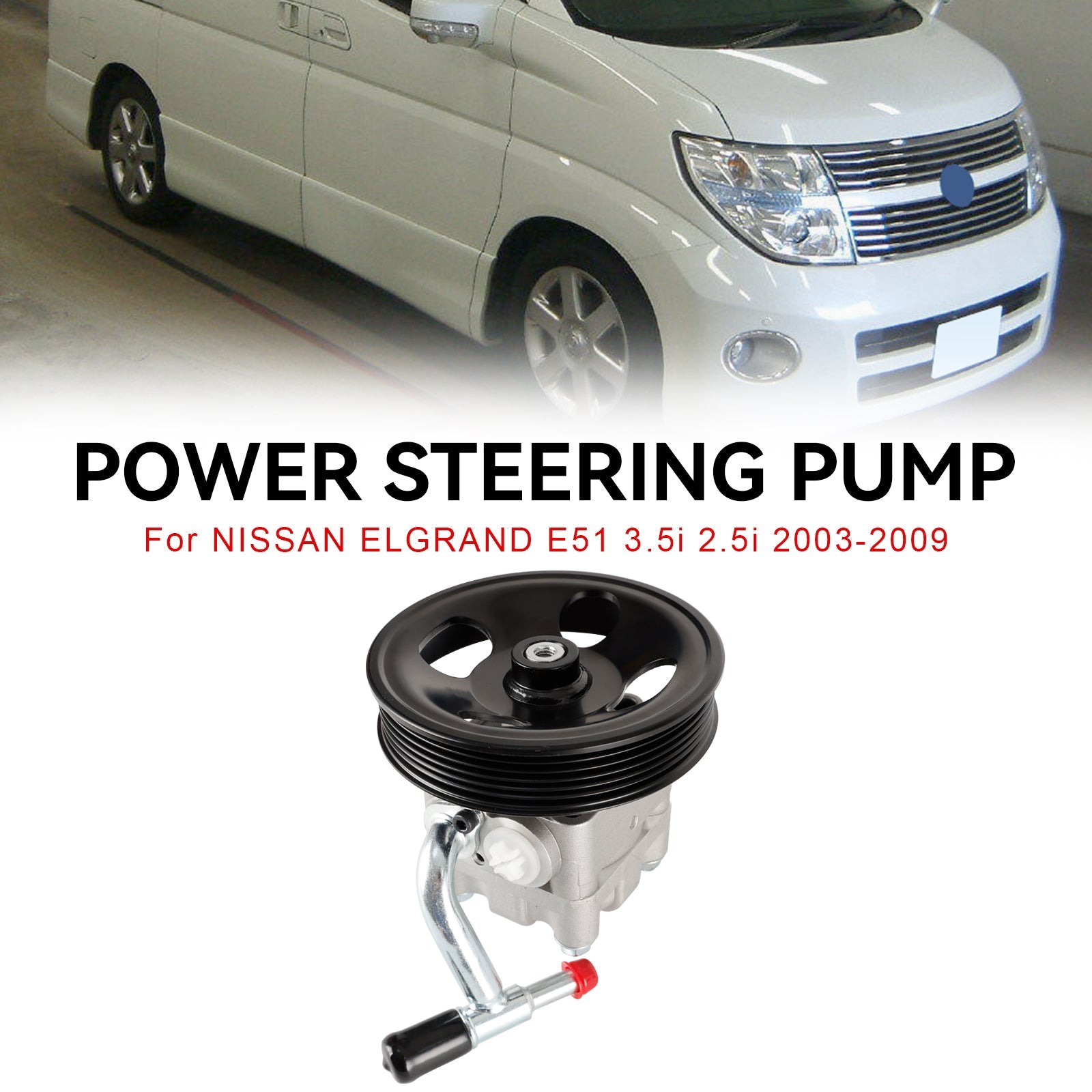 Nissan Elgrand E51 3.5I 2.5I 2003-2009 Pompe de direction assistée 8X113468