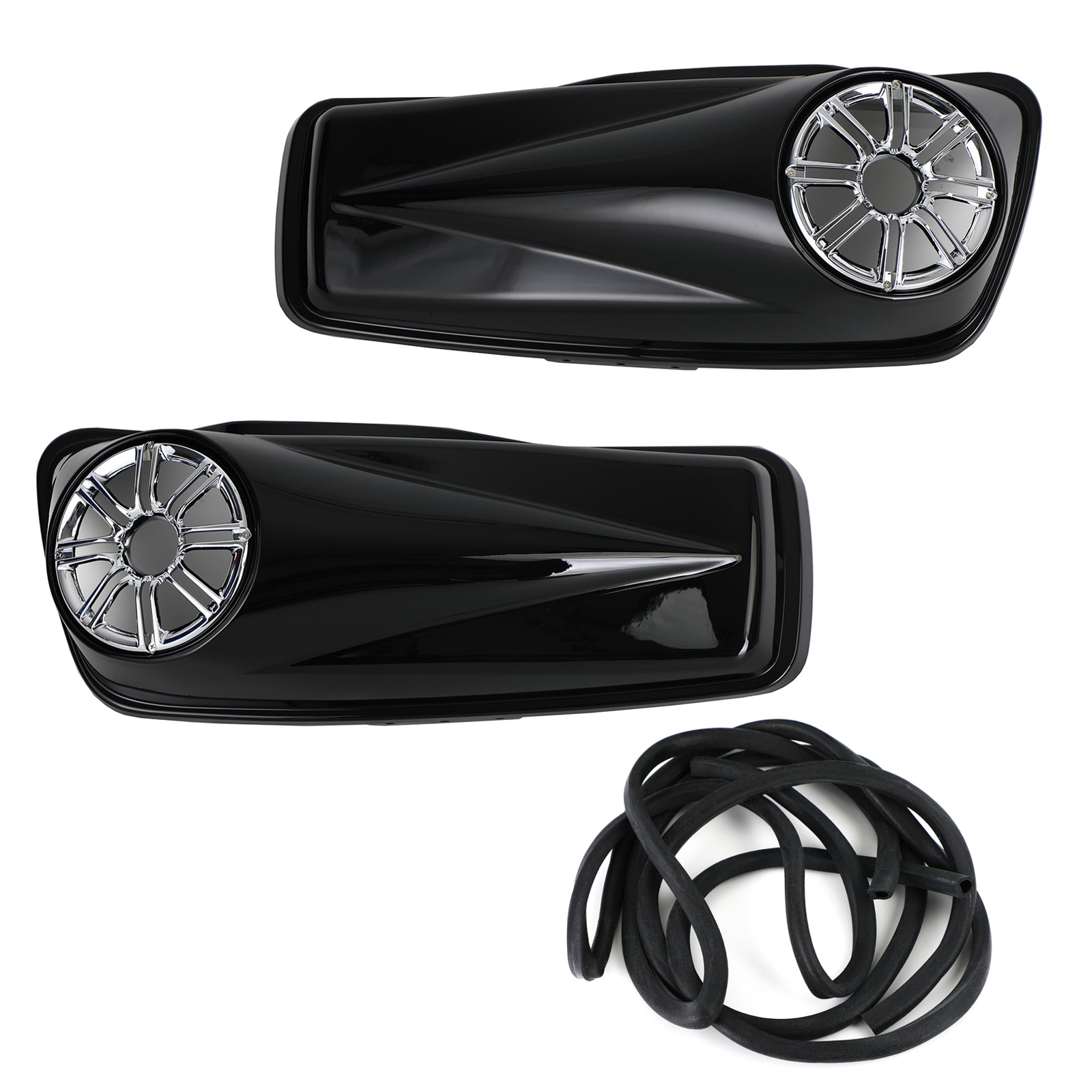 6 "x 9" per Harley Touring Street Electra Glide 2014-2020 Coperchi borse laterali e guarnizione hardware Generico