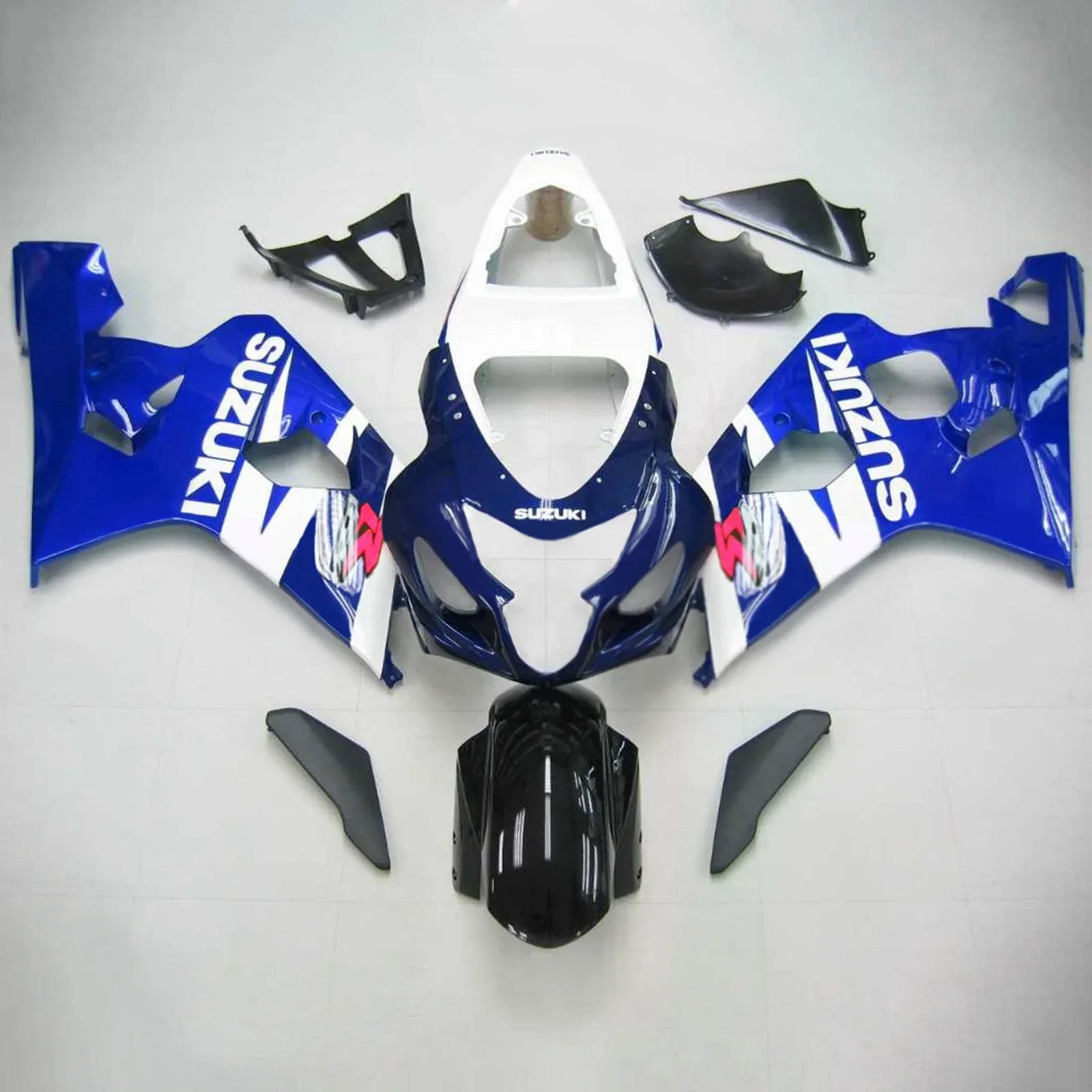 Amotopart Suzuki GSXR 600/750 2004-2005 Kit Carénage Carrosserie Plastique ABS