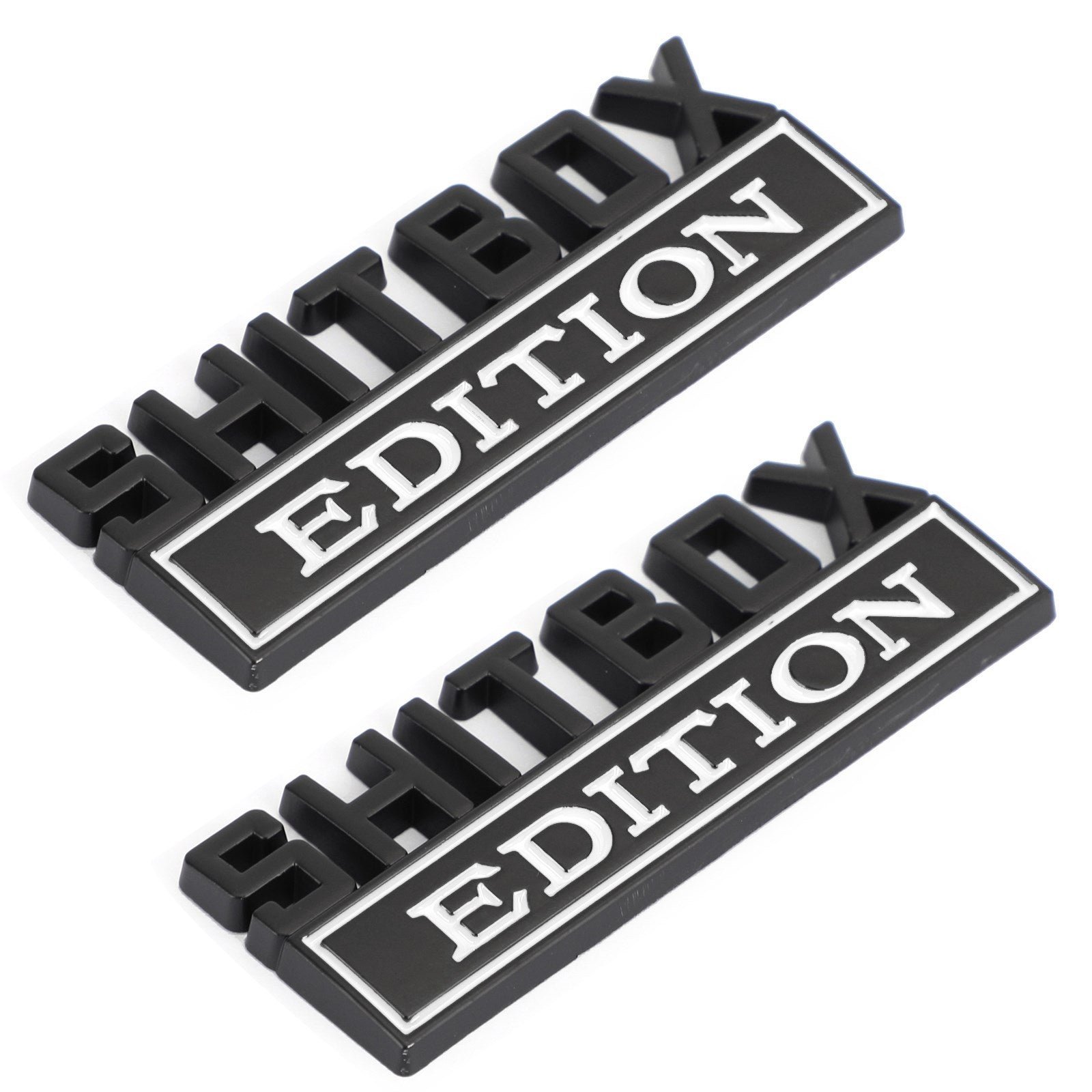 2pc Shitbox Edition Emblème Autocollant Badges Autocollants Pour Ford Chevr Voiture Camion #C Générique